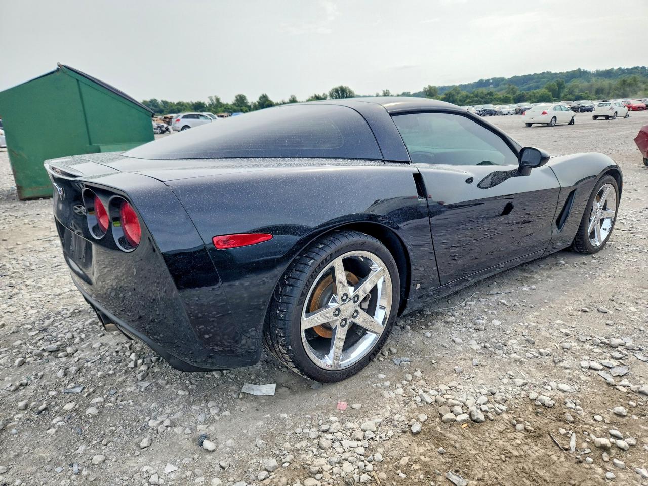 2008 Chevrolet Corvette Black vin: 1G1YY26W885107131