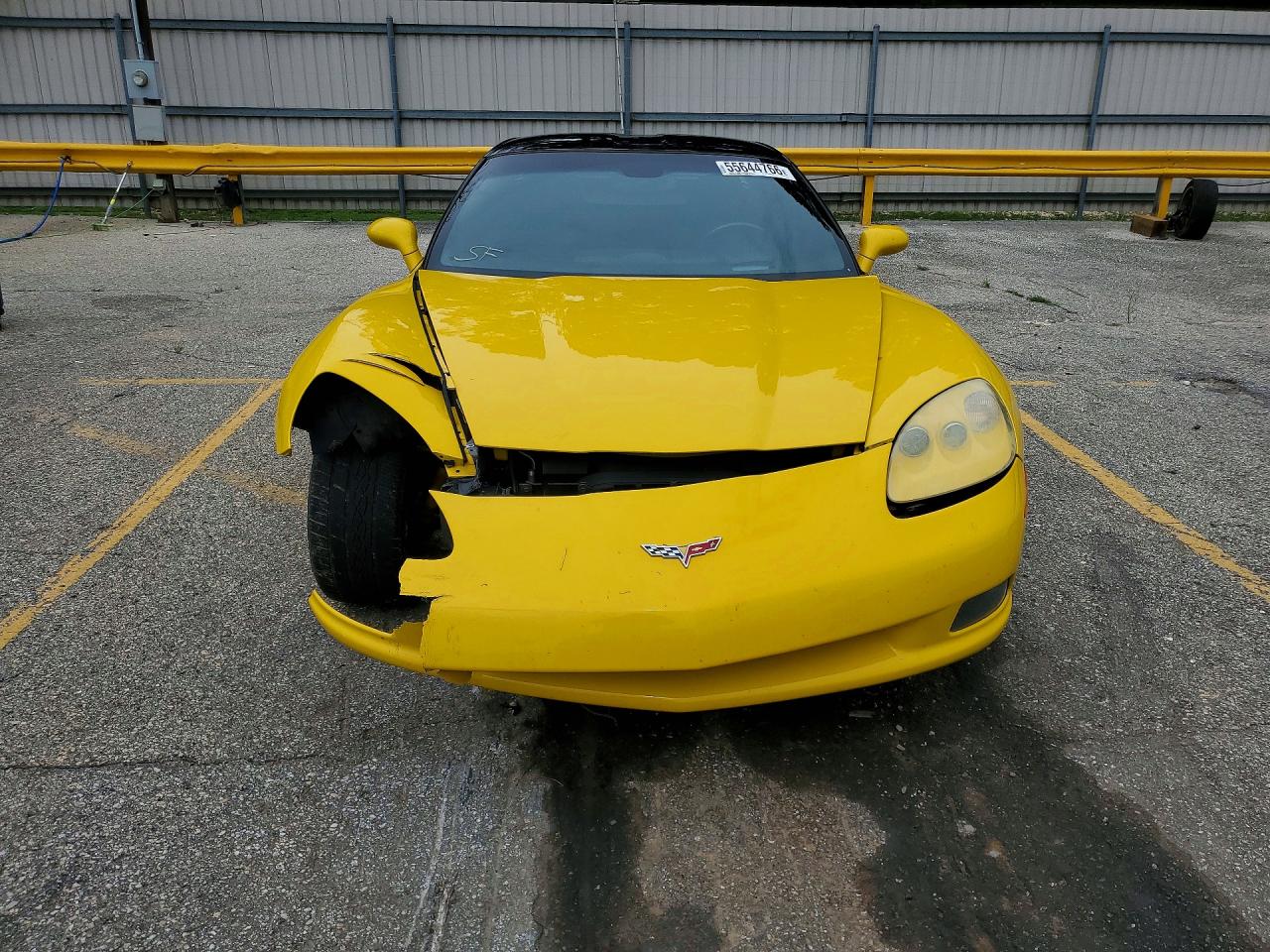 2008 Chevrolet Corvette Yellow vin: 1G1YY26W885115438
