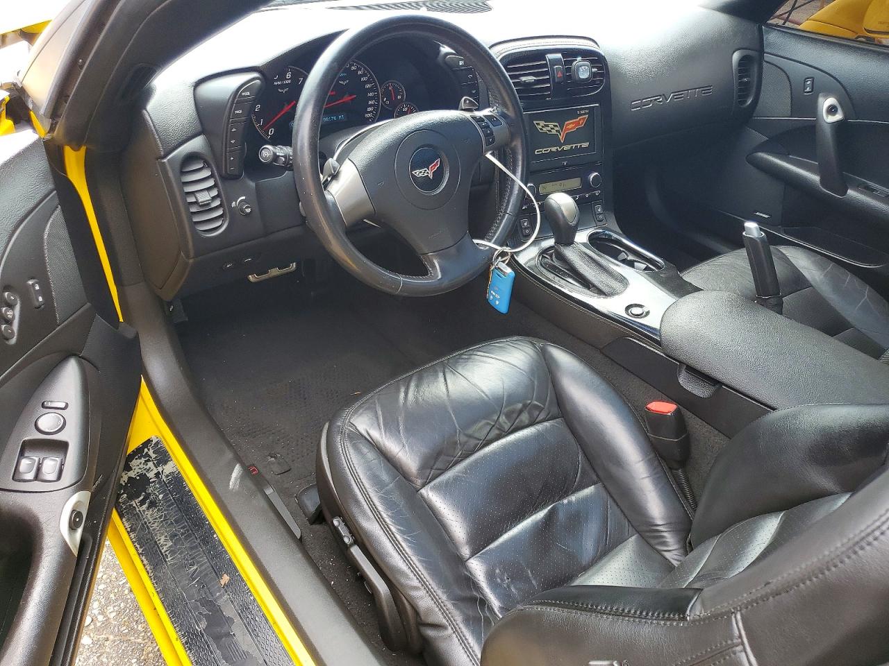 2008 Chevrolet Corvette Yellow vin: 1G1YY26W885115438