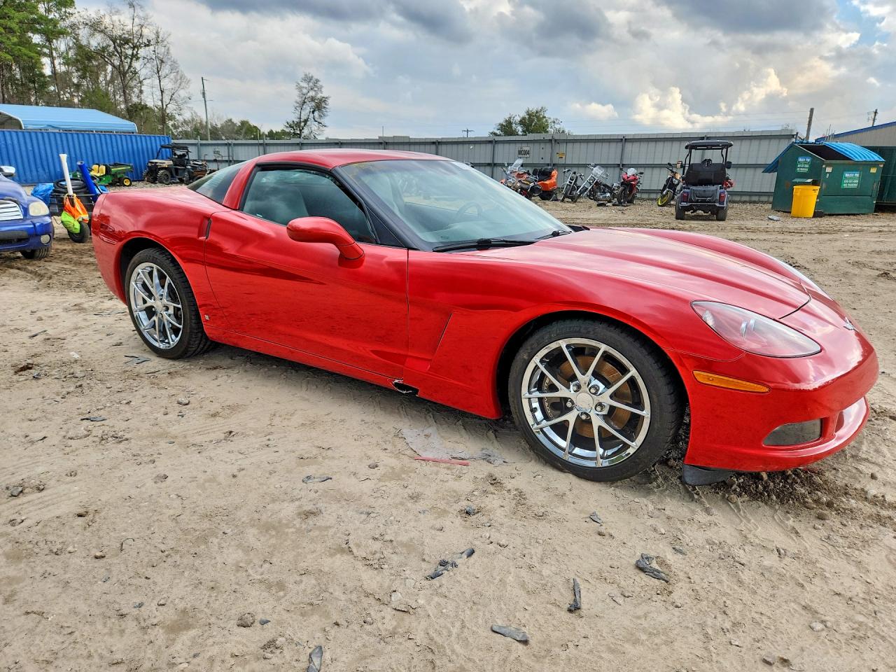 2009 Chevrolet Corvette Red vin: 1G1YY26W995101355