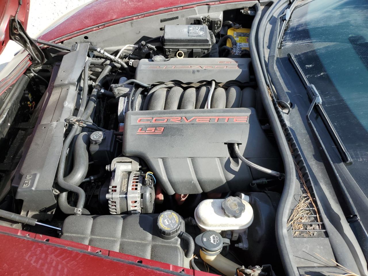 2009 Chevrolet Corvette Темно-бордовый vin: 1G1YY26W995105602