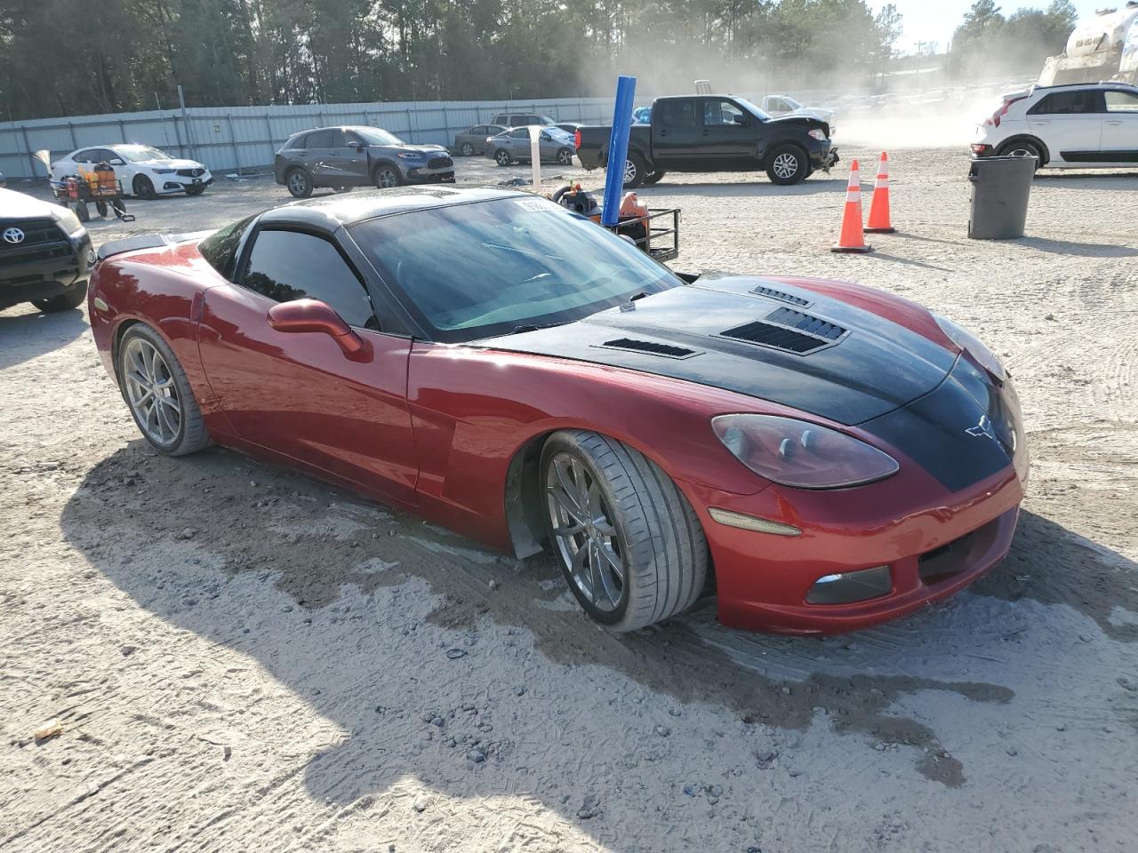2009 Chevrolet Corvette Темно-бордовый vin: 1G1YY26W995105602