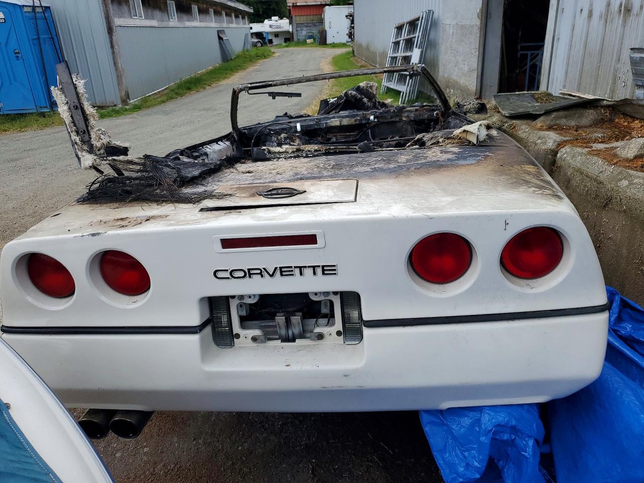1988 Chevrolet Corvette White vin: 1G1YY3180J5120699