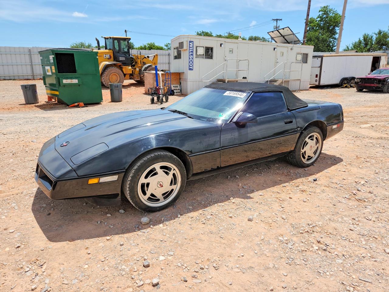 1988 Chevrolet Corvette Black vin: 1G1YY3180J5120816
