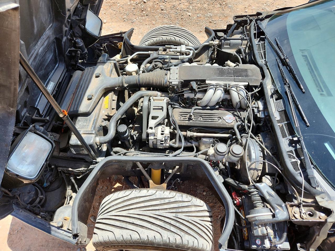 1988 Chevrolet Corvette Black vin: 1G1YY3180J5120816