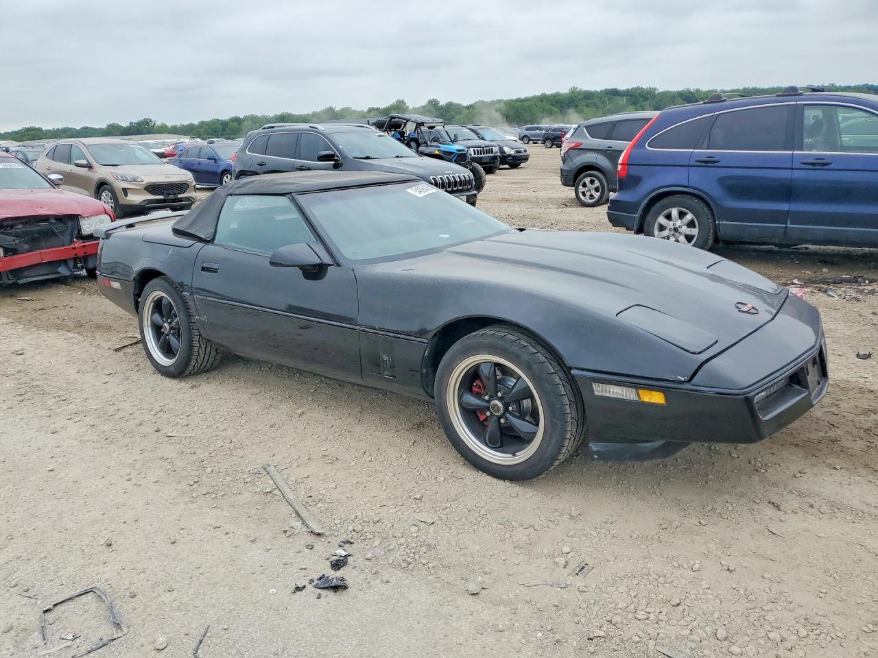 1988 Chevrolet Corvette Black vin: 1G1YY3182J5103046
