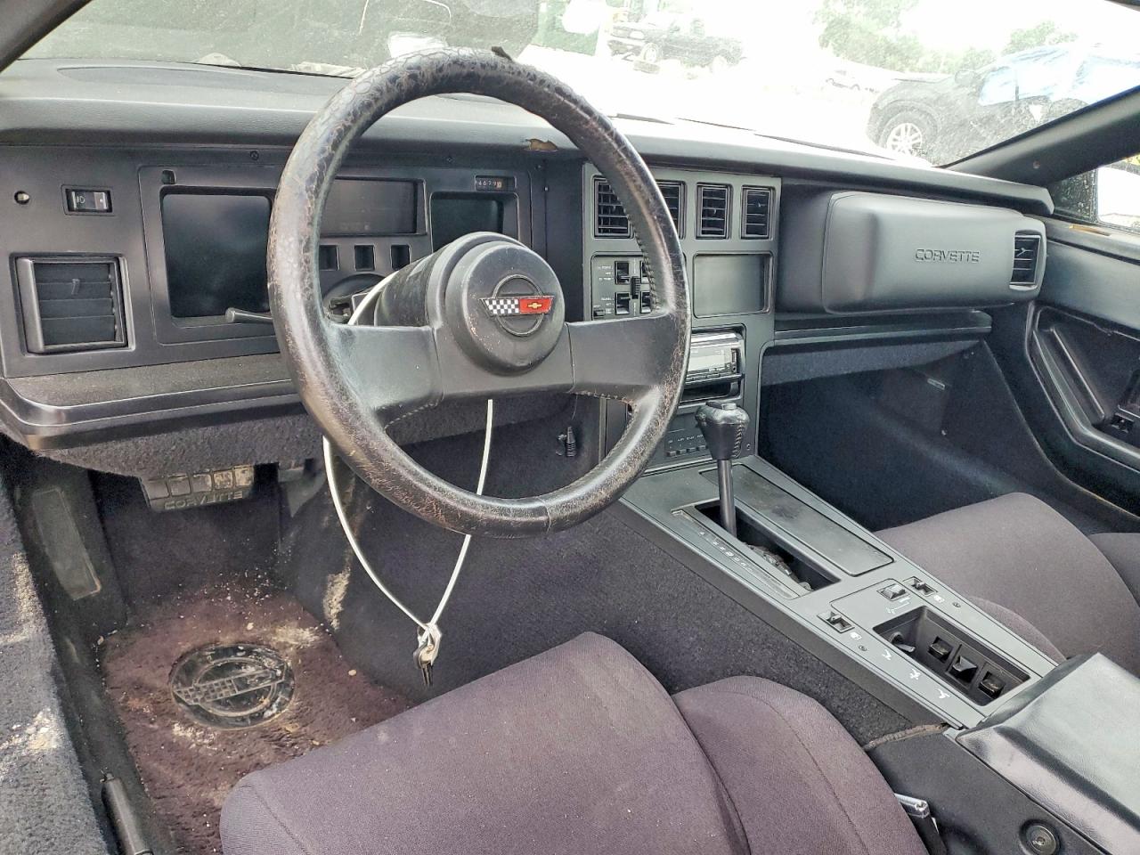 1988 Chevrolet Corvette Black vin: 1G1YY3182J5103046