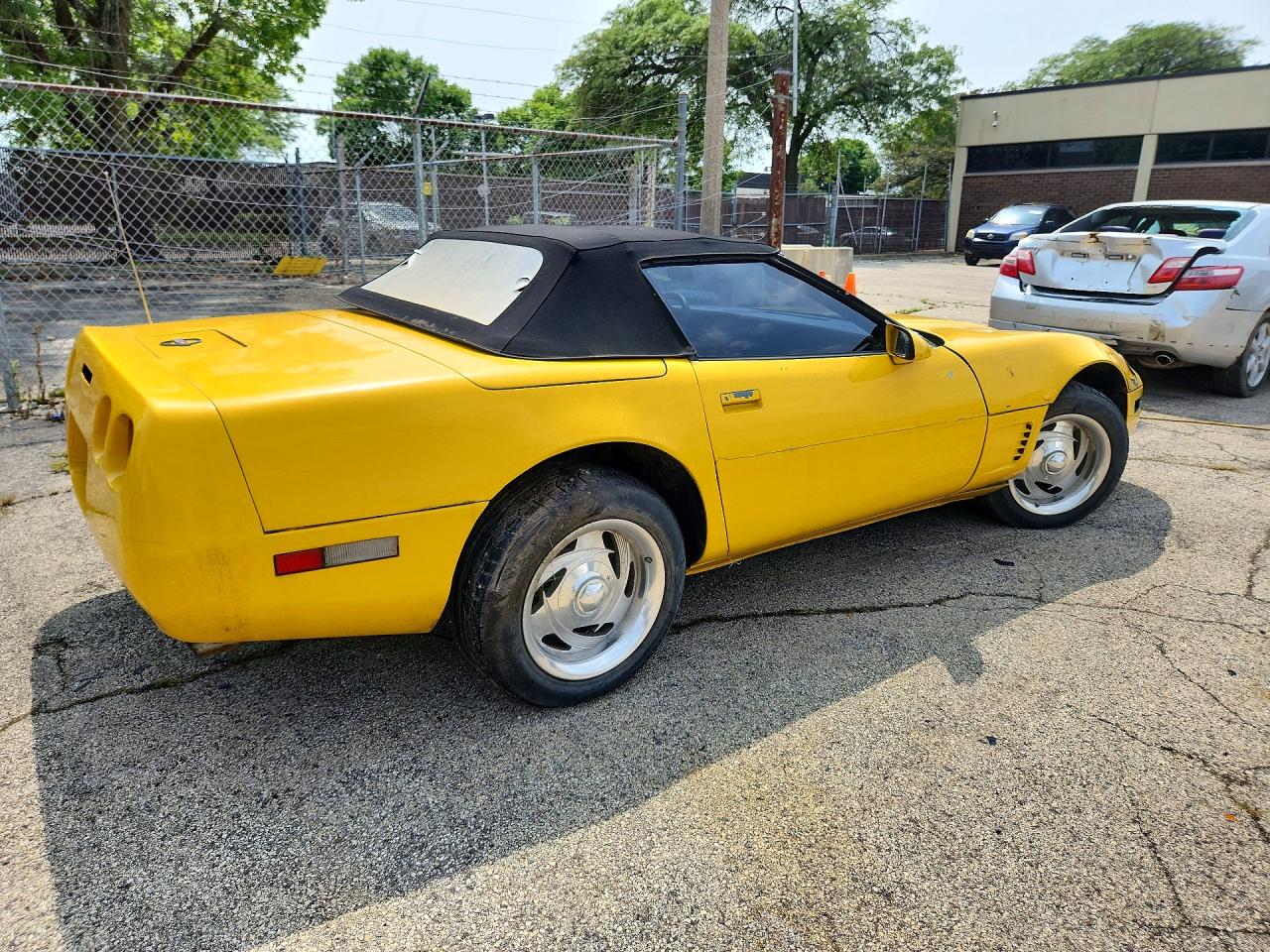 1987 Chevrolet Corvette Yellow vin: 1G1YY3183H5126488