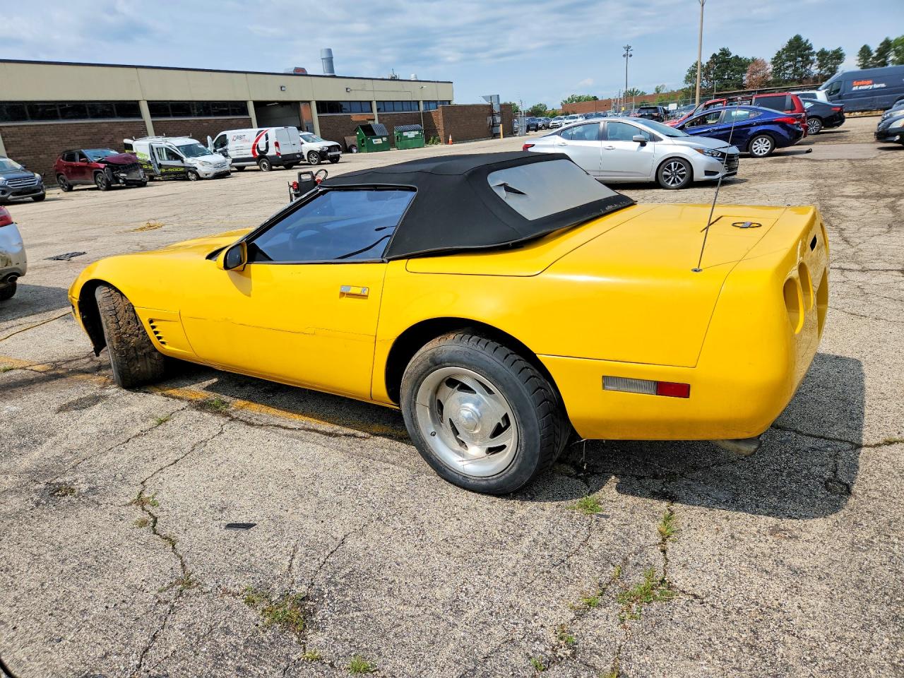 1987 Chevrolet Corvette Yellow vin: 1G1YY3183H5126488