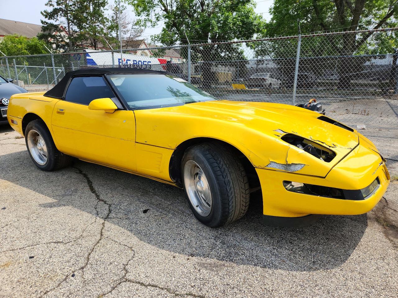 1987 Chevrolet Corvette Yellow vin: 1G1YY3183H5126488