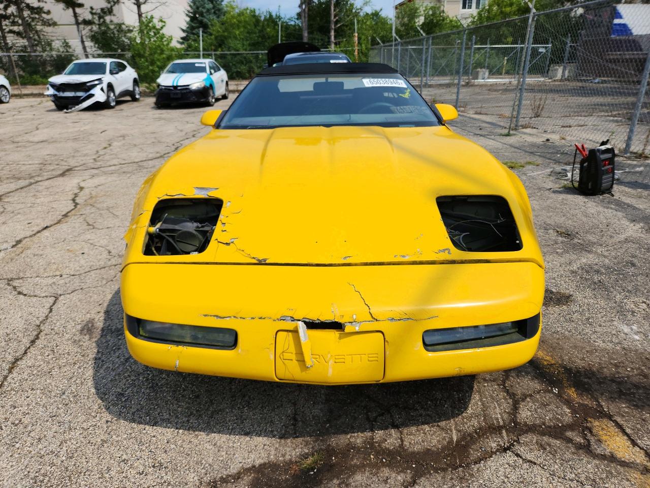 1987 Chevrolet Corvette Yellow vin: 1G1YY3183H5126488