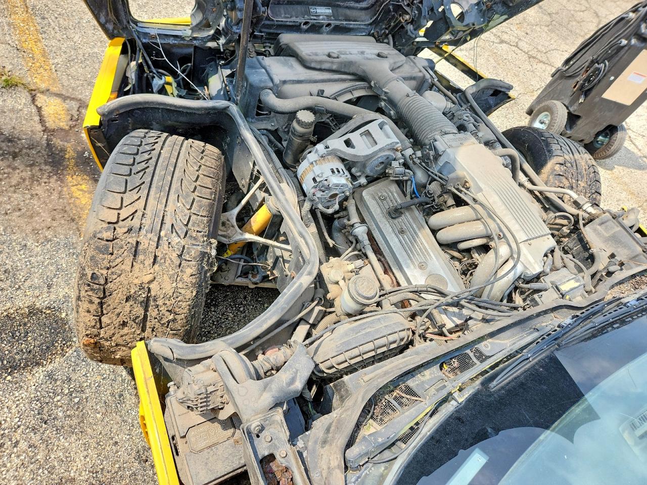 1987 Chevrolet Corvette Yellow vin: 1G1YY3183H5126488