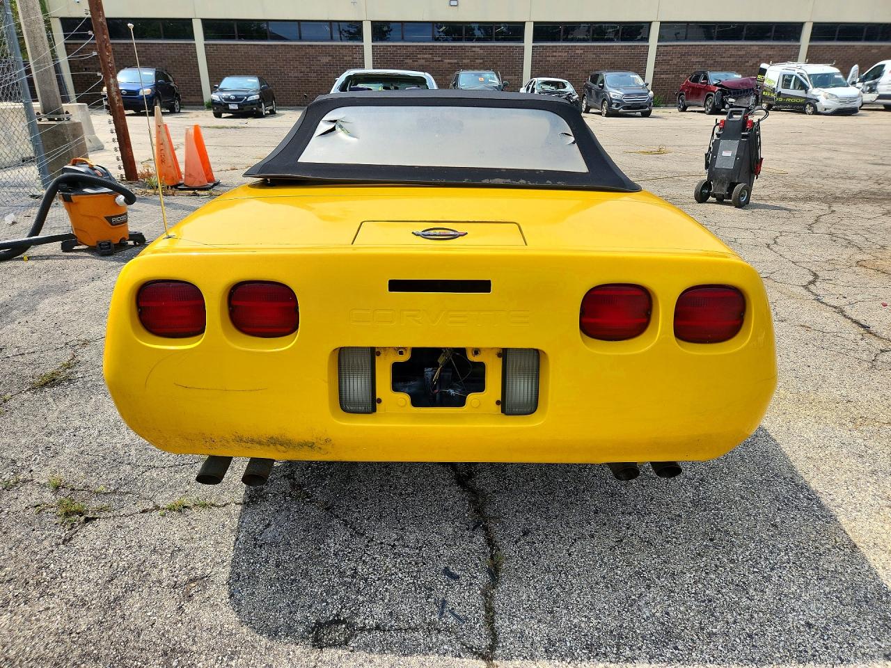 1987 Chevrolet Corvette Yellow vin: 1G1YY3183H5126488