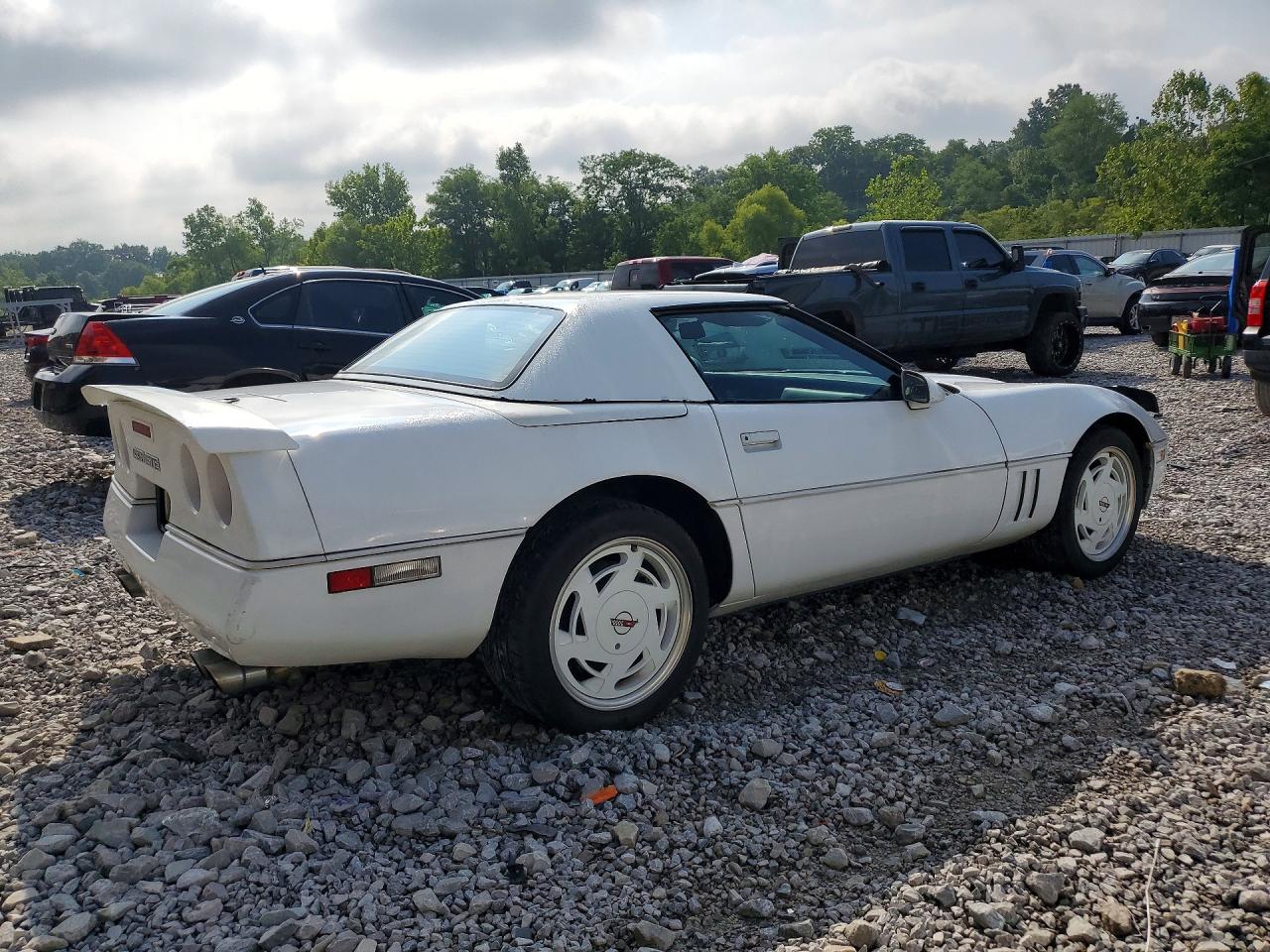 1989 Chevrolet Corvette White vin: 1G1YY3186K5117677