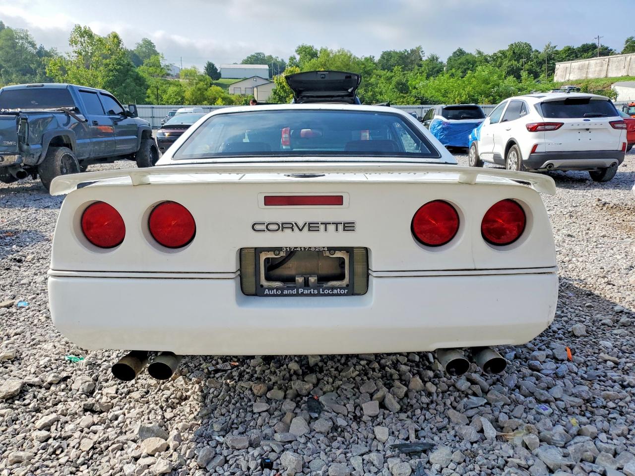 1989 Chevrolet Corvette White vin: 1G1YY3186K5117677