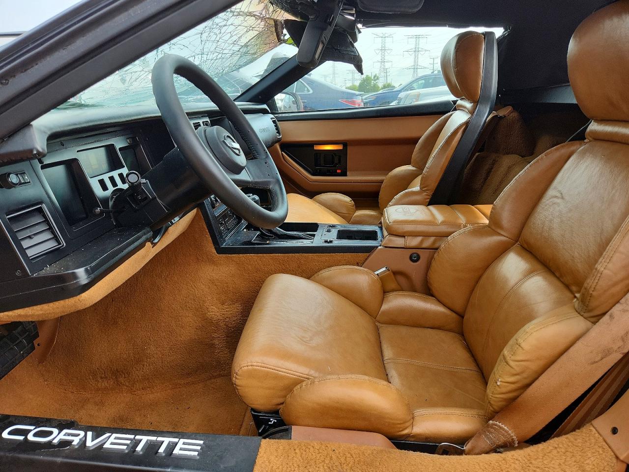 1989 Chevrolet Corvette Black vin: 1G1YY3187K5112956