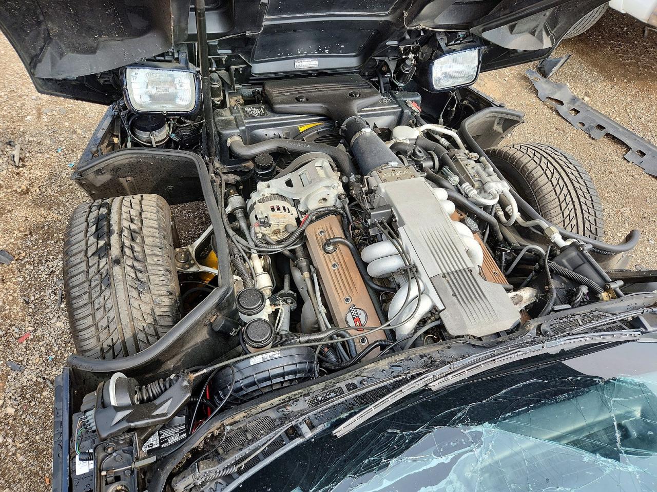 1989 Chevrolet Corvette Black vin: 1G1YY3187K5112956