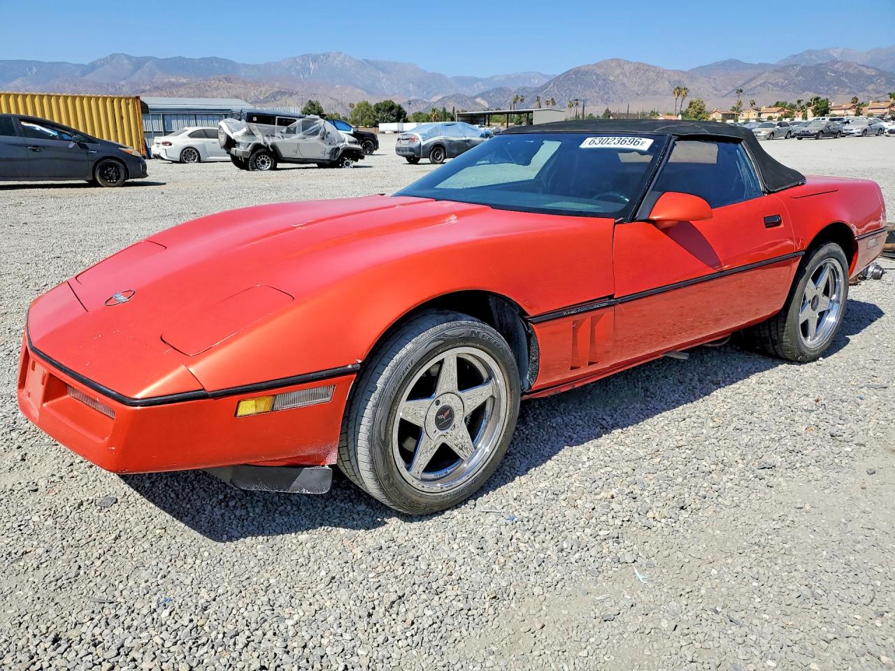 1988 Chevrolet Corvette Orange vin: 1G1YY3188J5118330