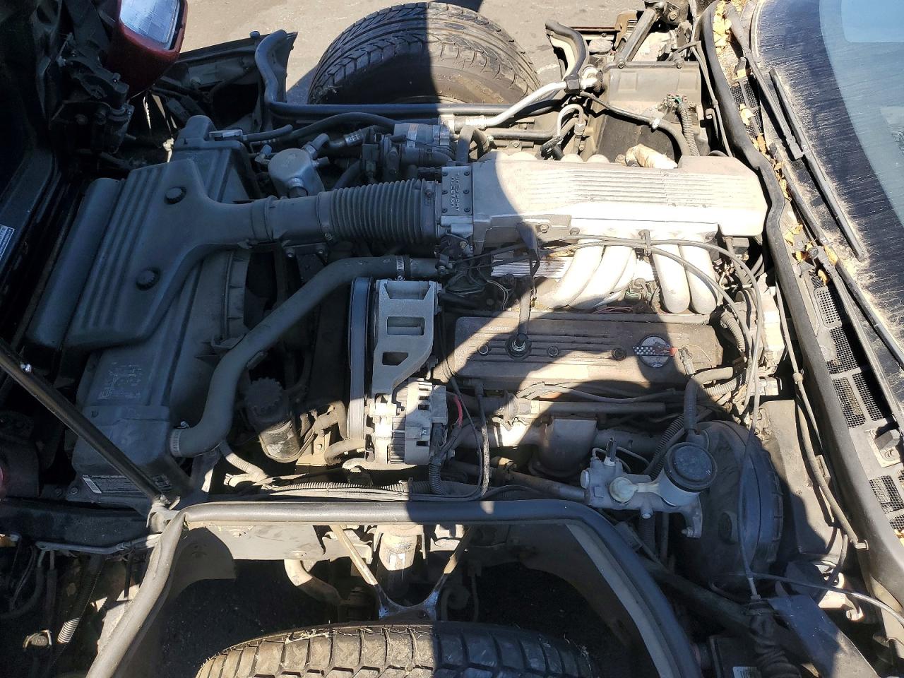 1987 Chevrolet Corvette Burgundy vin: 1G1YY3189H5119772