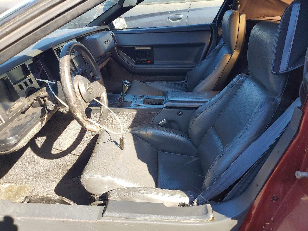 1987 Chevrolet Corvette Burgundy vin: 1G1YY3189H5119772