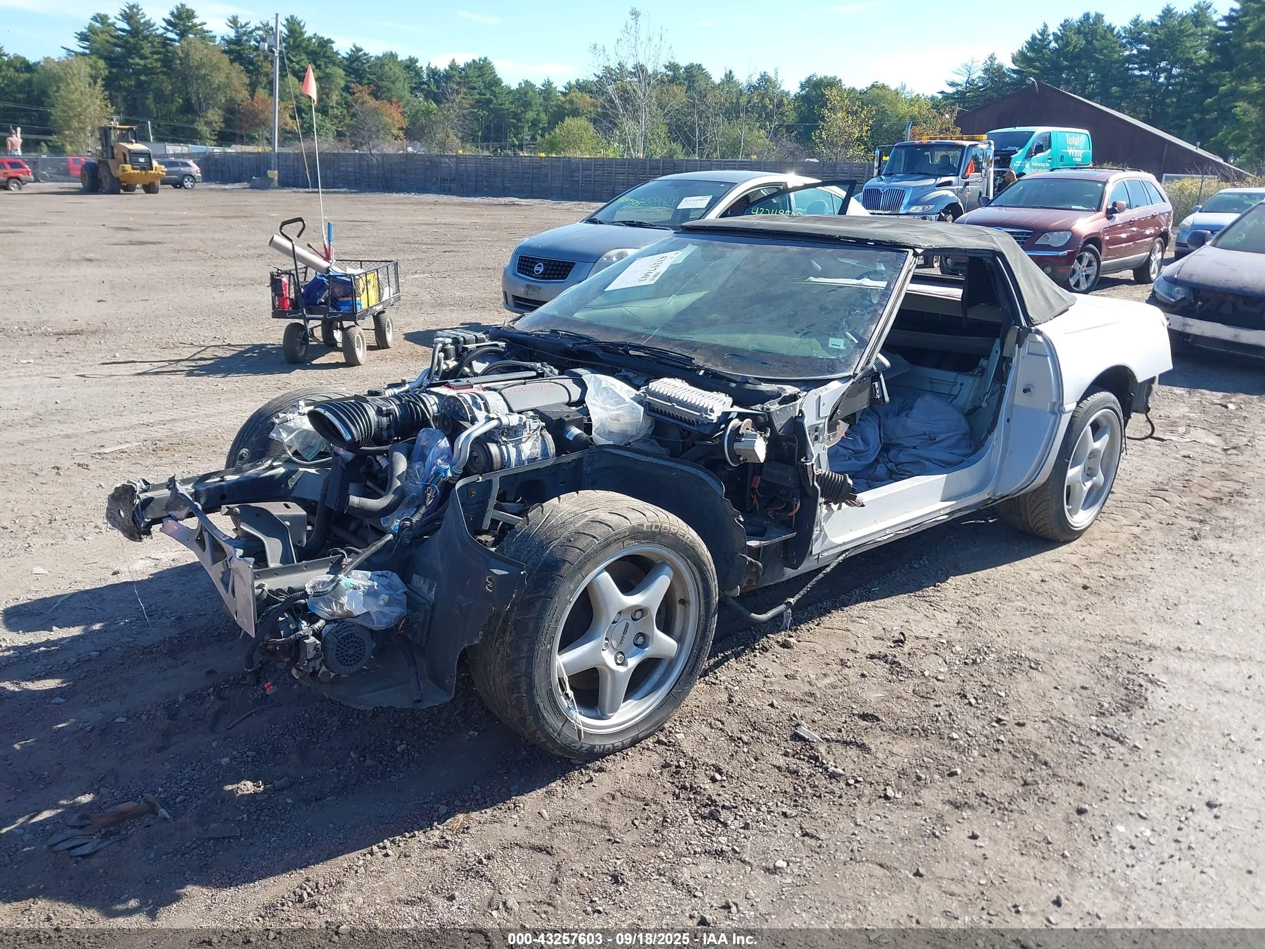 1996 Chevrolet Corvette   Серебряный vin: 1G1YY3258T5114303
