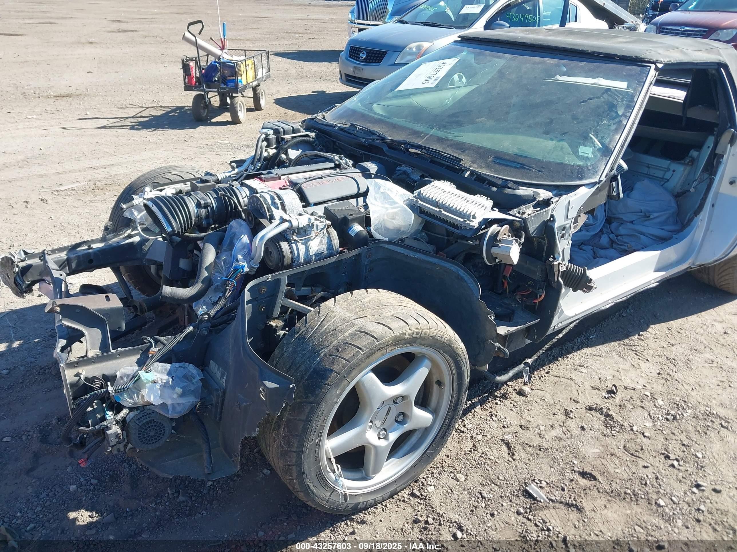1996 Chevrolet Corvette   Серебряный vin: 1G1YY3258T5114303
