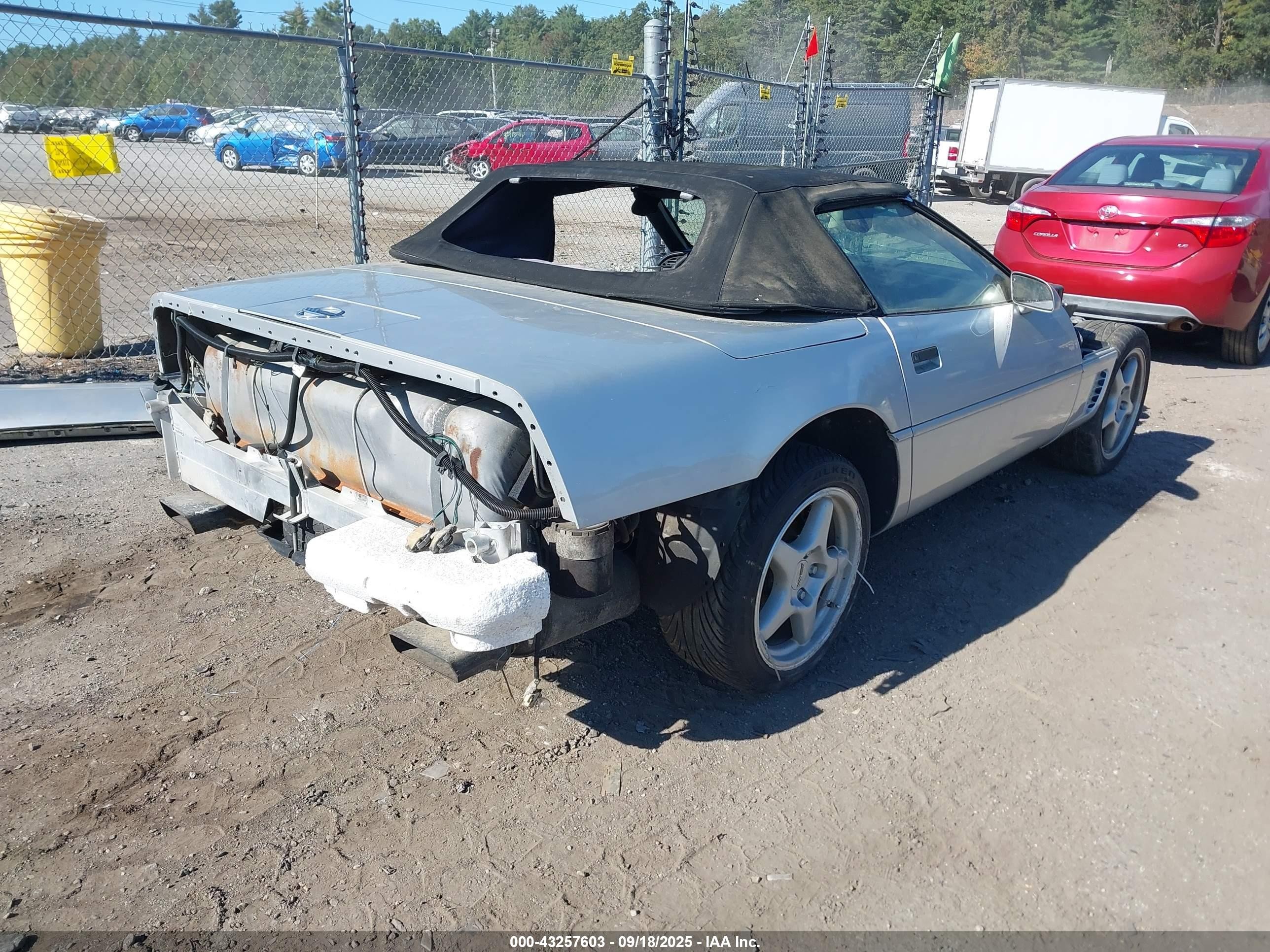 1996 Chevrolet Corvette   Серебряный vin: 1G1YY3258T5114303