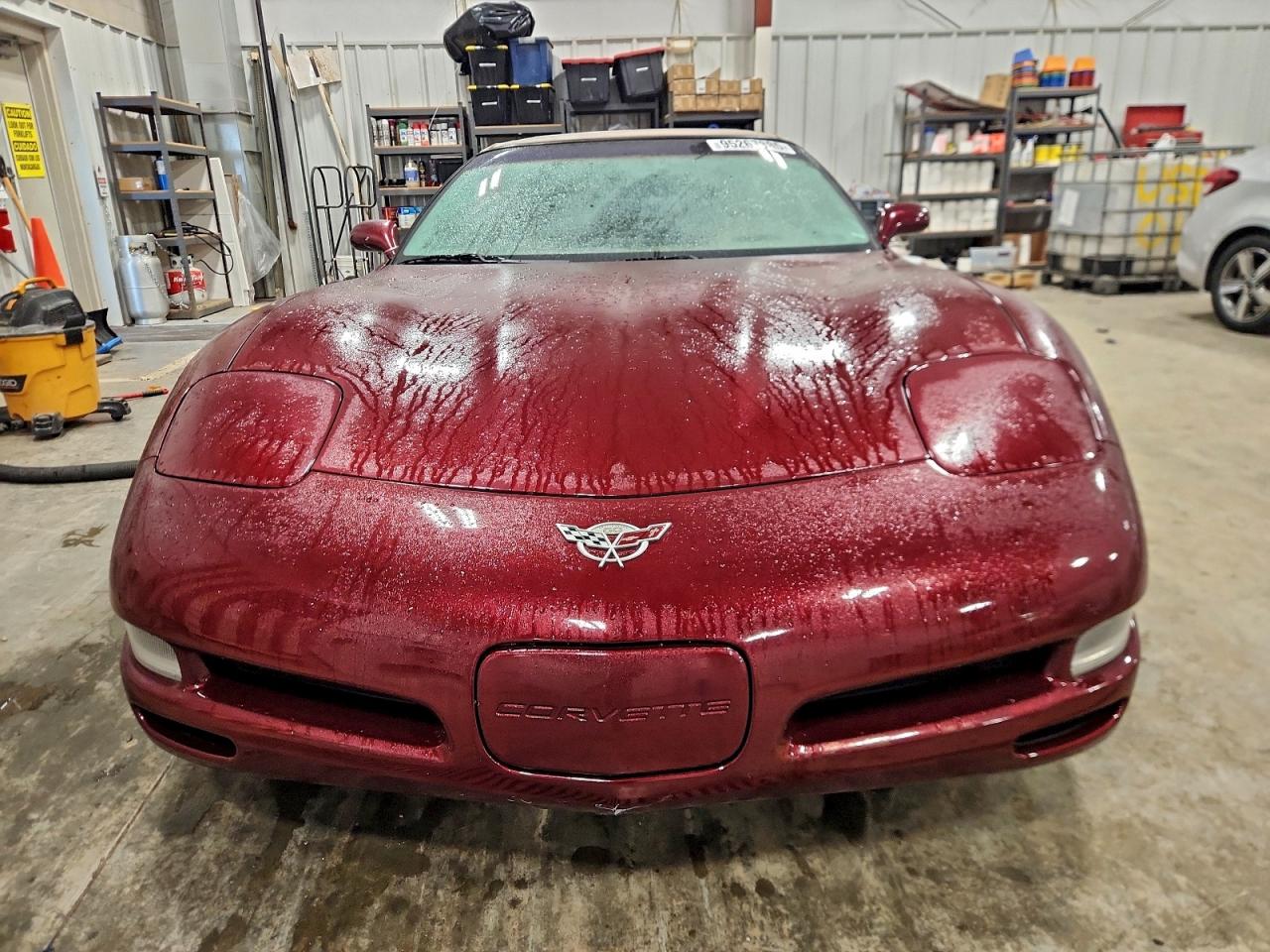 2003 Chevrolet Corvette Maroon vin: 1G1YY32G035120680