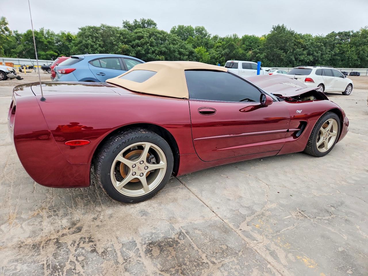 2003 Chevrolet Corvette Бордовый vin: 1G1YY32G035131548