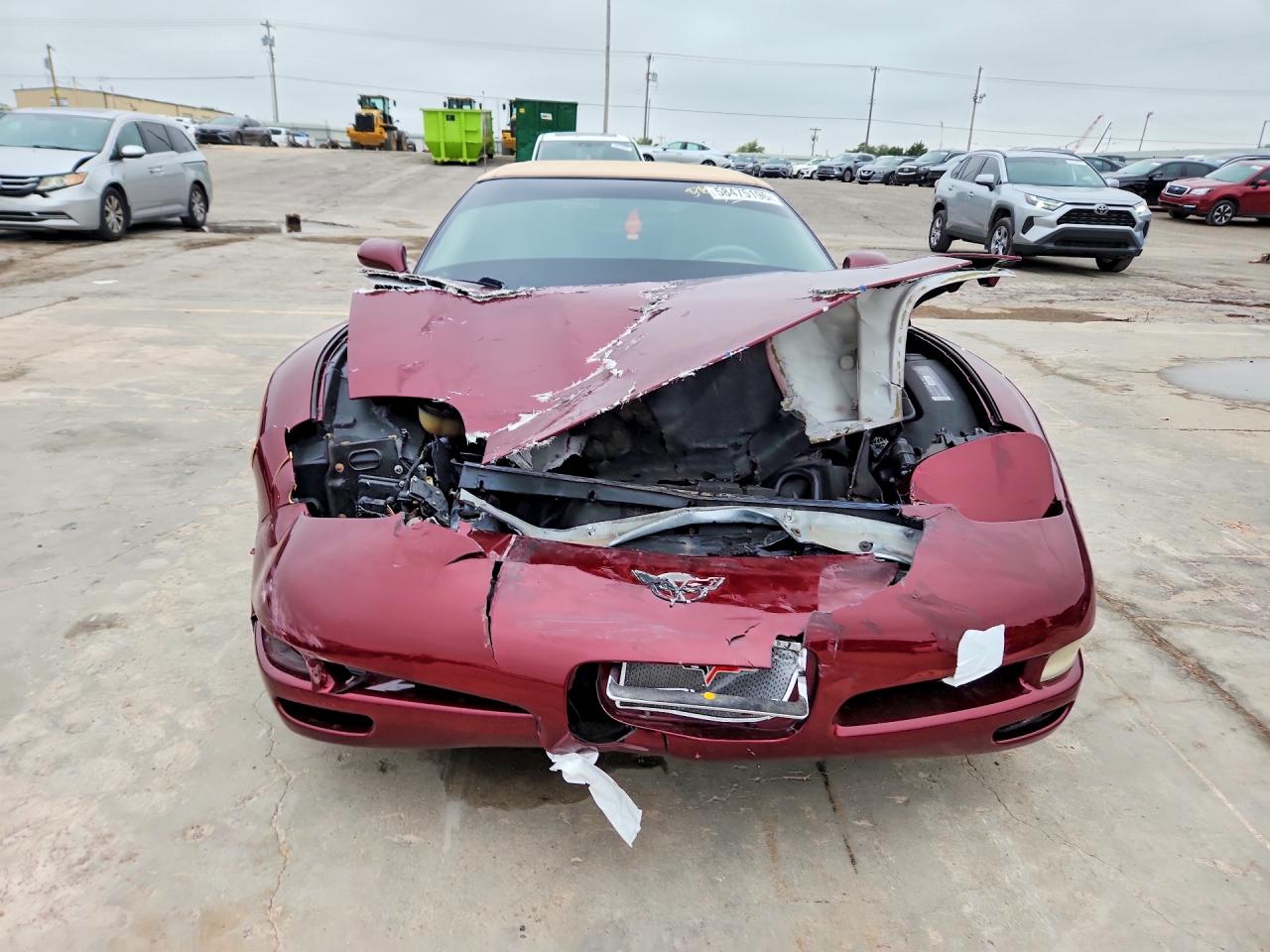 2003 Chevrolet Corvette Бордовый vin: 1G1YY32G035131548