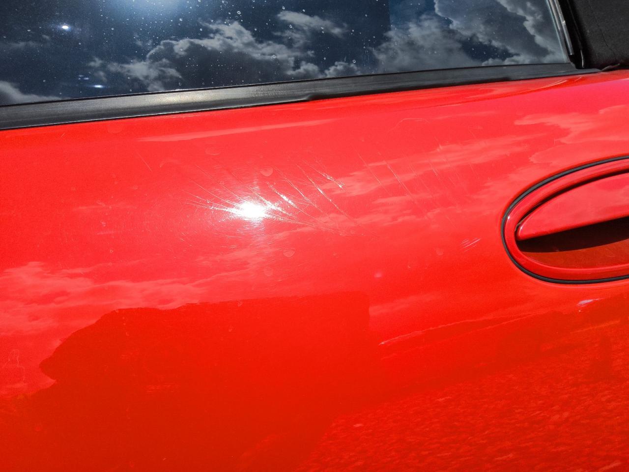 1999 Chevrolet Corvette Red vin: 1G1YY32G1X5100220 Damage: Left Front Door, Chipped, 4