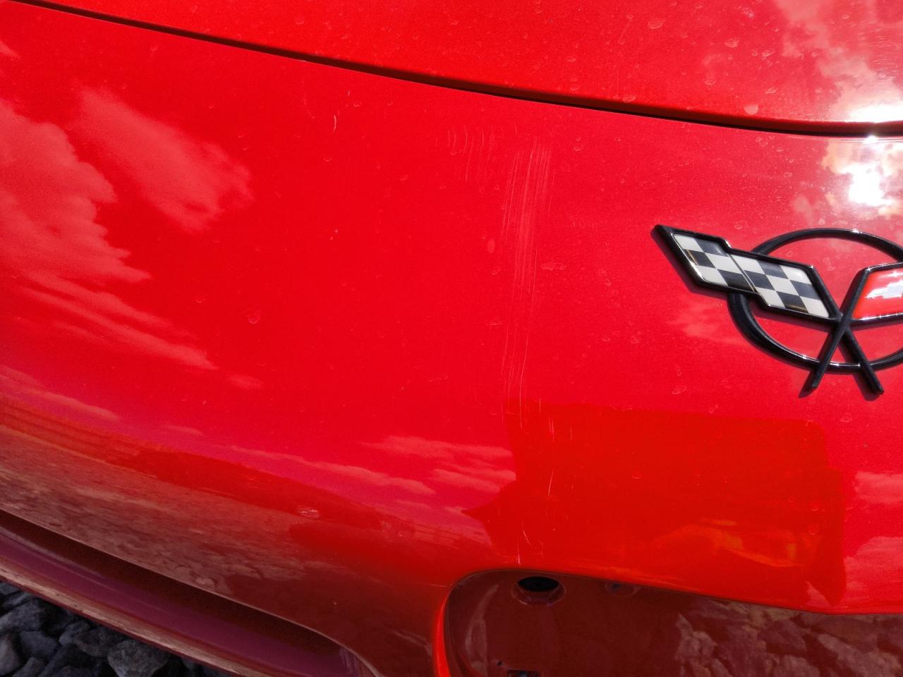 1999 Chevrolet Corvette Red vin: 1G1YY32G1X5100220 Damage: Front Bumper, Multiple Scratches Light, 4