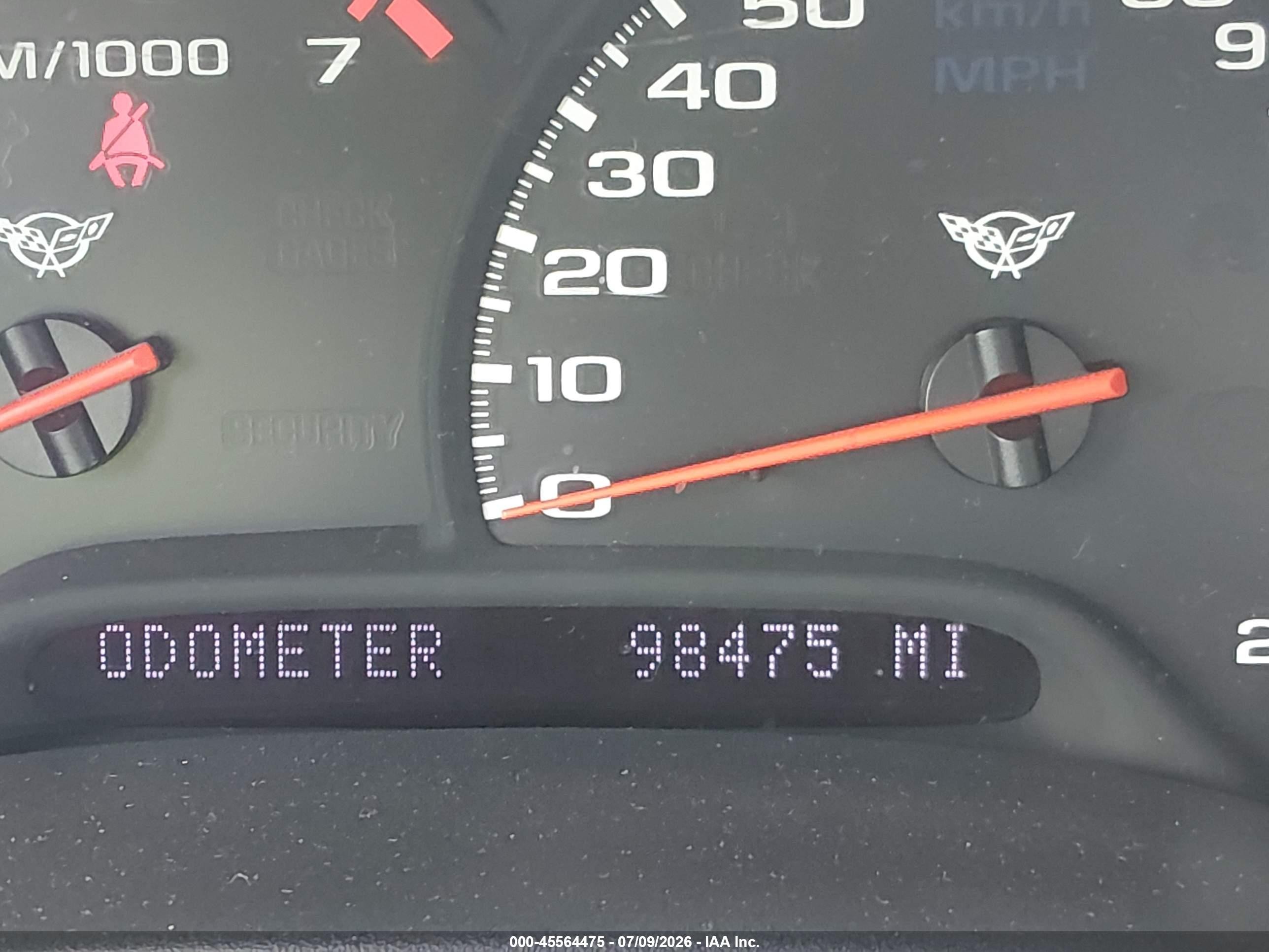 2002 Chevrolet Corvette   Yellow vin: 1G1YY32G225121926