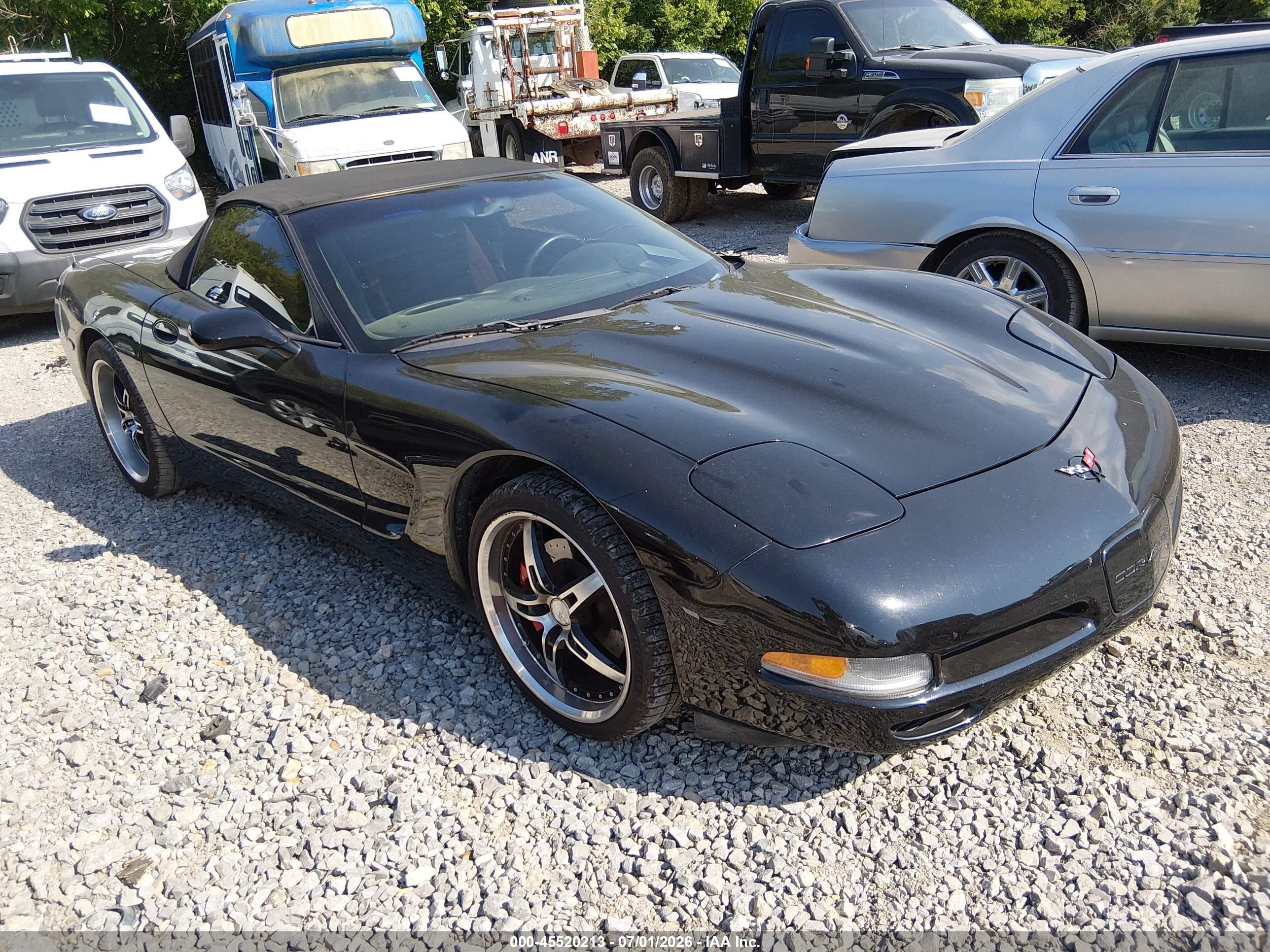 2002 Chevrolet Corvette   Black vin: 1G1YY32G325108375