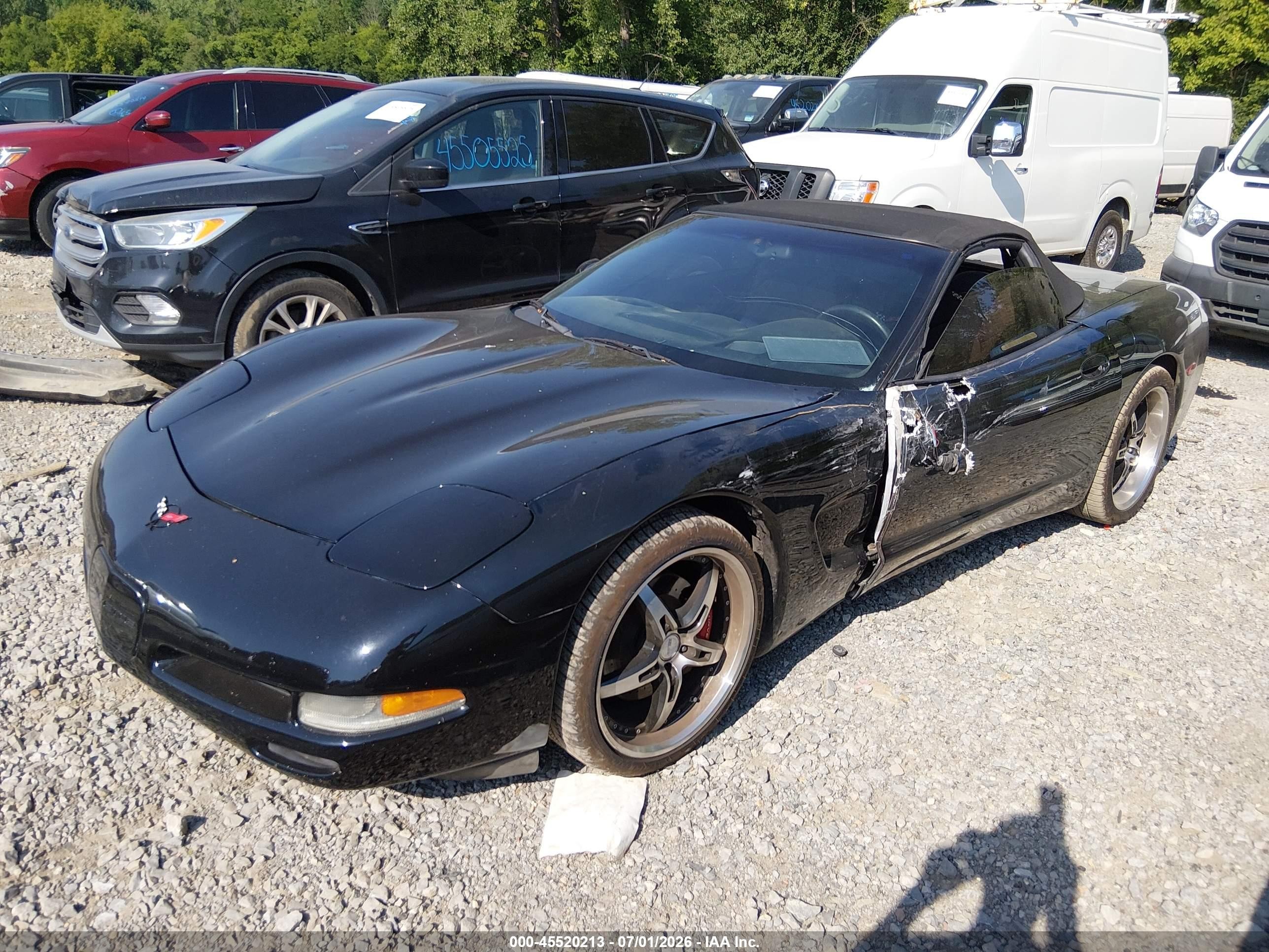 2002 Chevrolet Corvette   Black vin: 1G1YY32G325108375