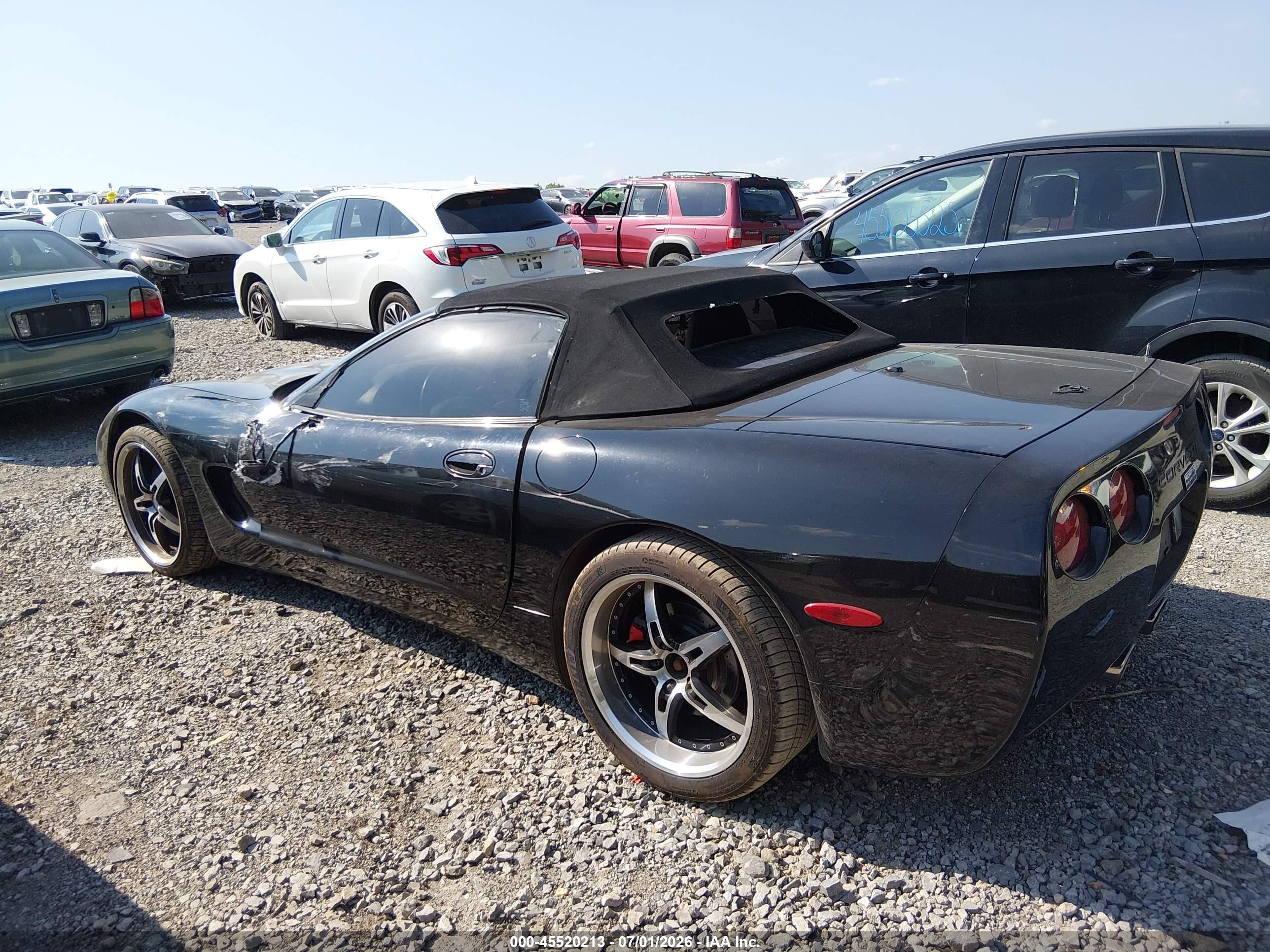 2002 Chevrolet Corvette   Black vin: 1G1YY32G325108375