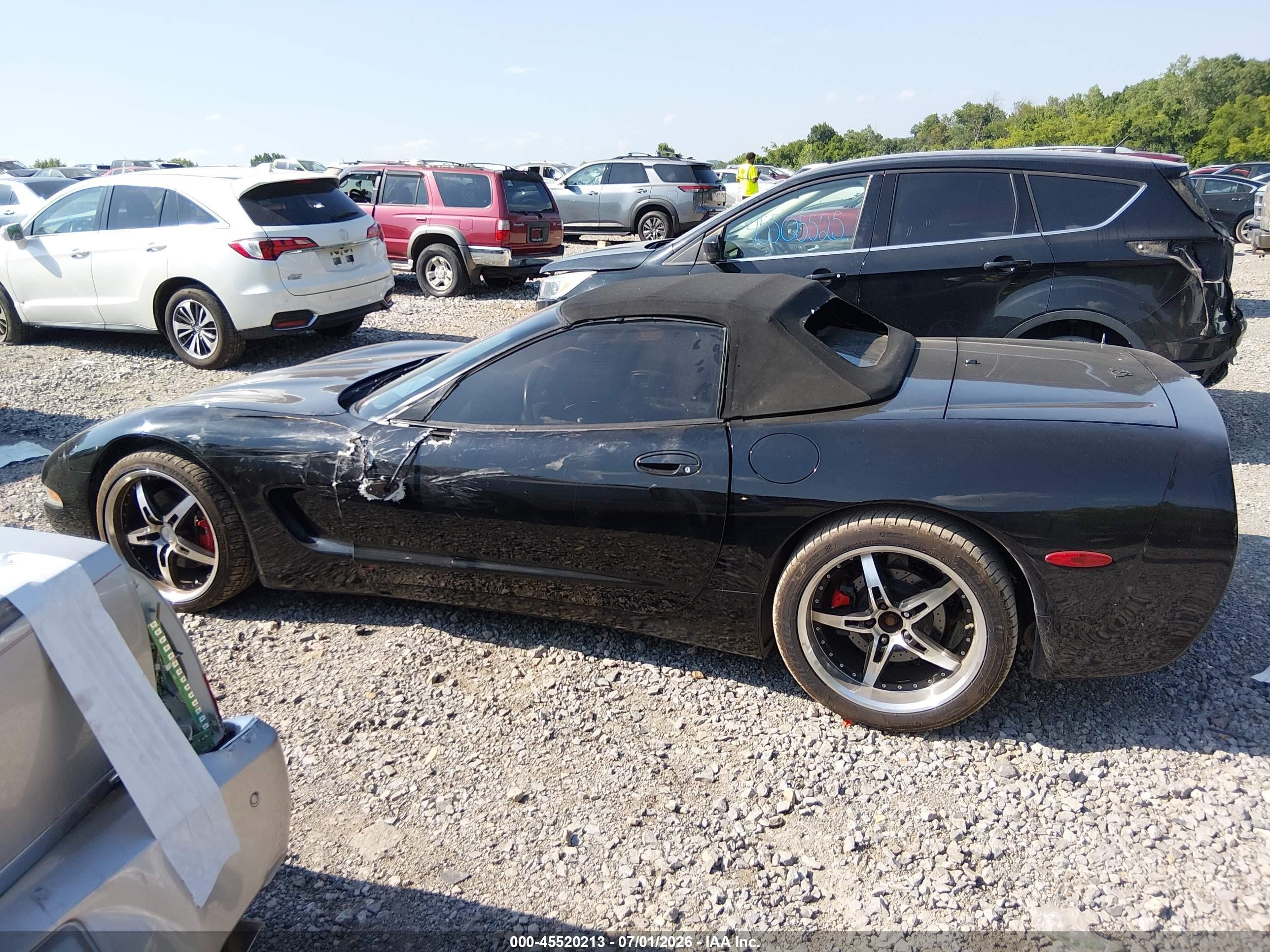 2002 Chevrolet Corvette   Black vin: 1G1YY32G325108375