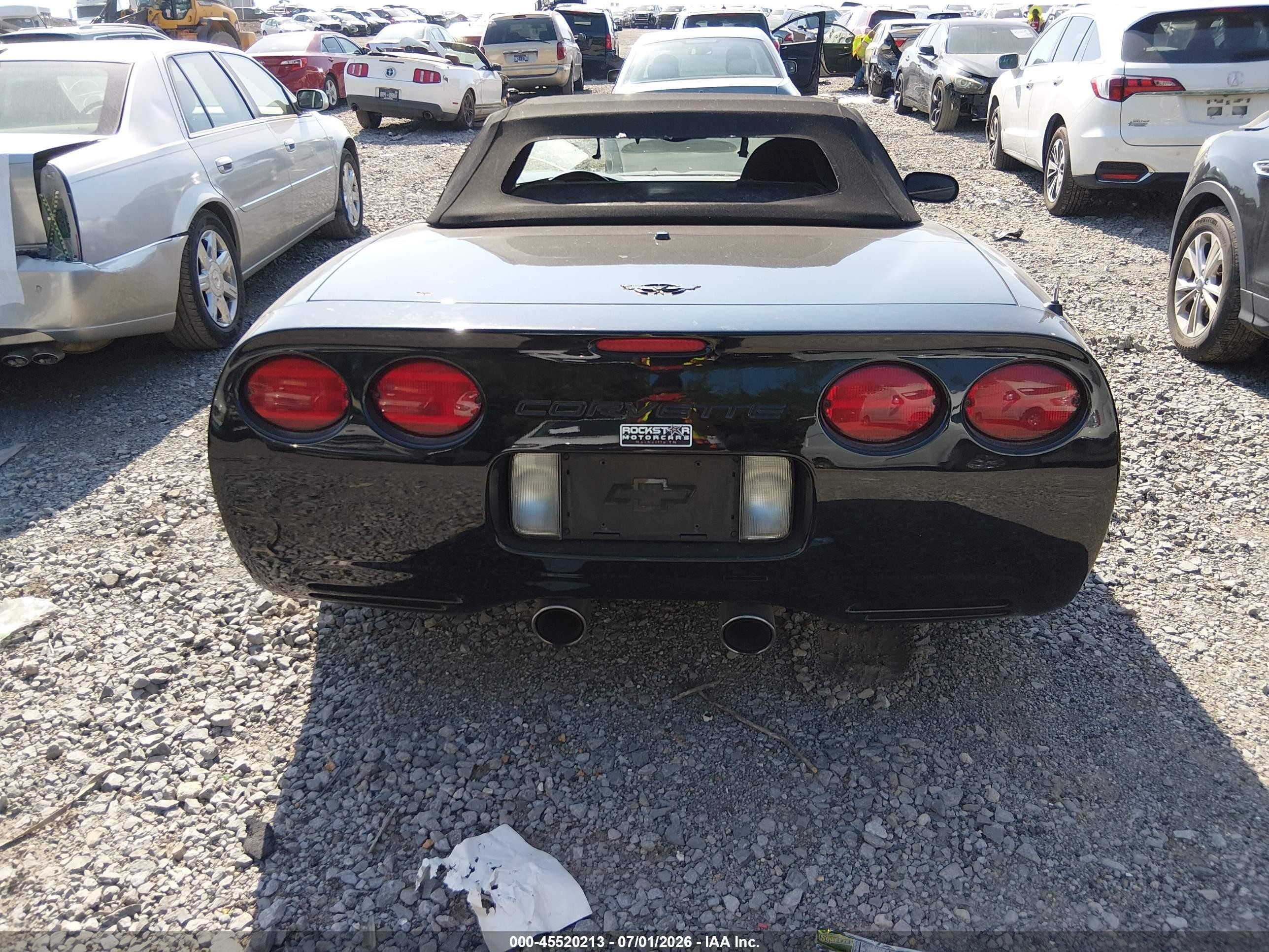 2002 Chevrolet Corvette   Black vin: 1G1YY32G325108375