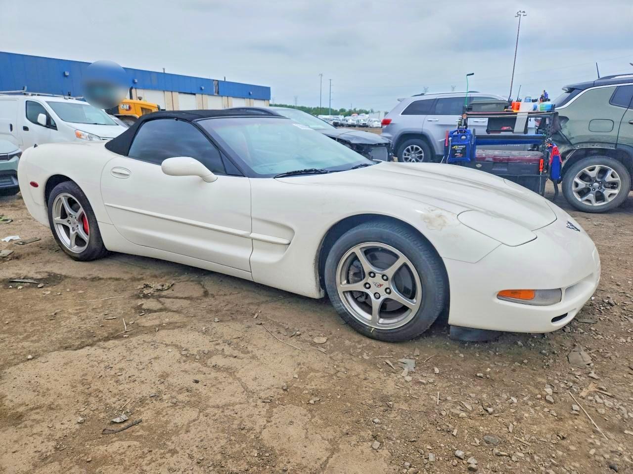 2001 Chevrolet Corvette Белый vin: 1G1YY32G415105404