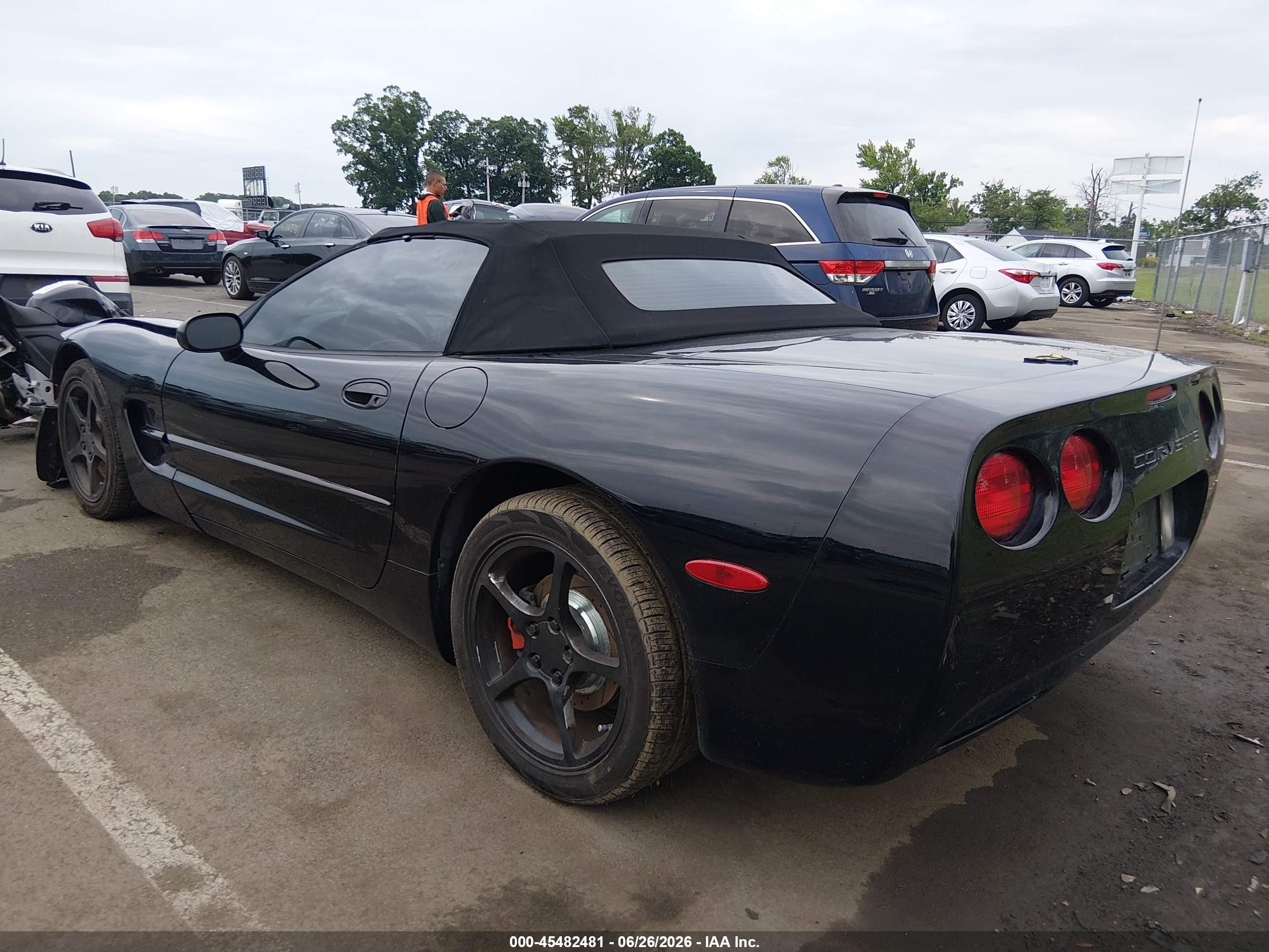 2001 Chevrolet Corvette   Black vin: 1G1YY32G415129458