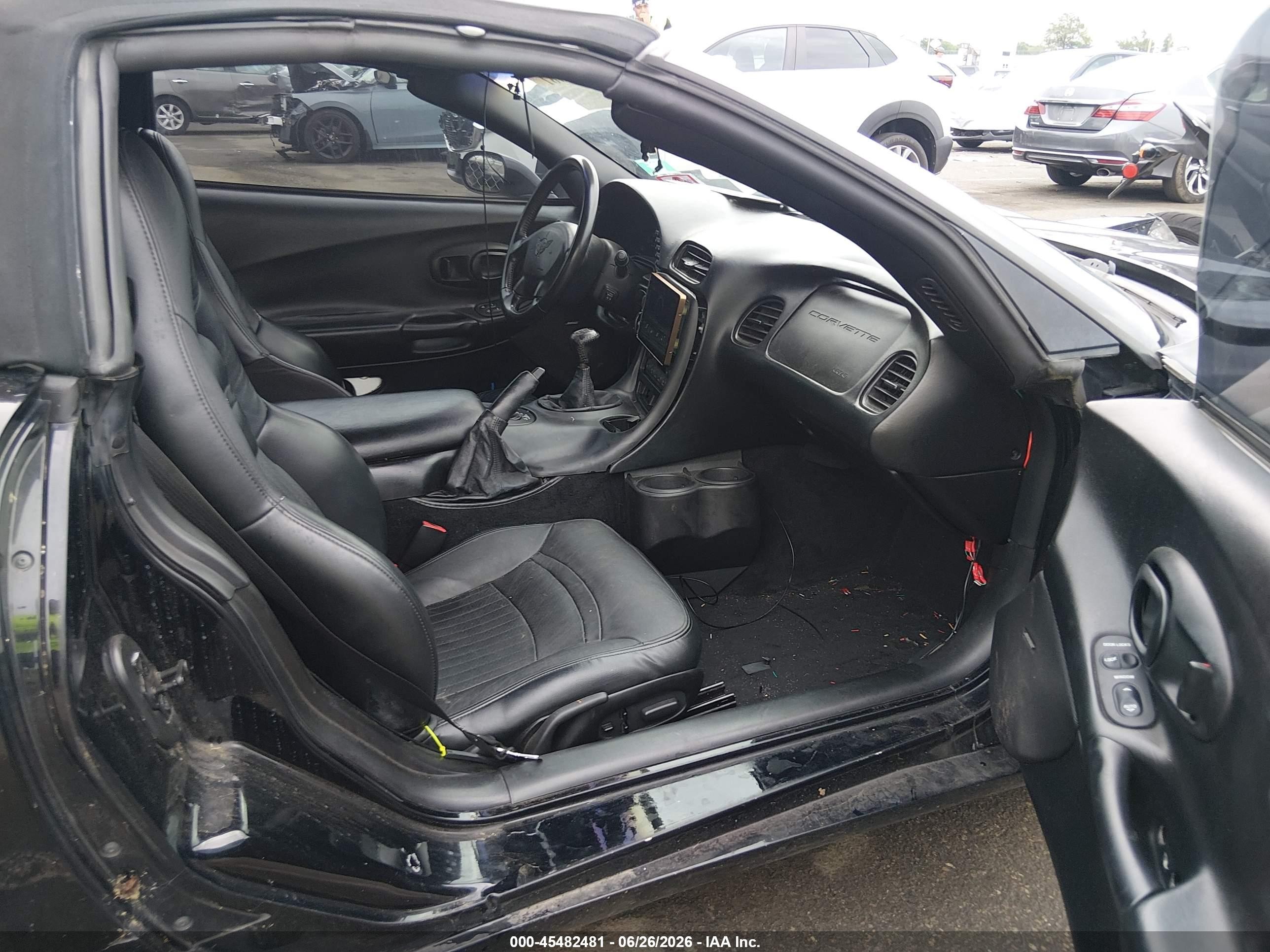 2001 Chevrolet Corvette   Black vin: 1G1YY32G415129458
