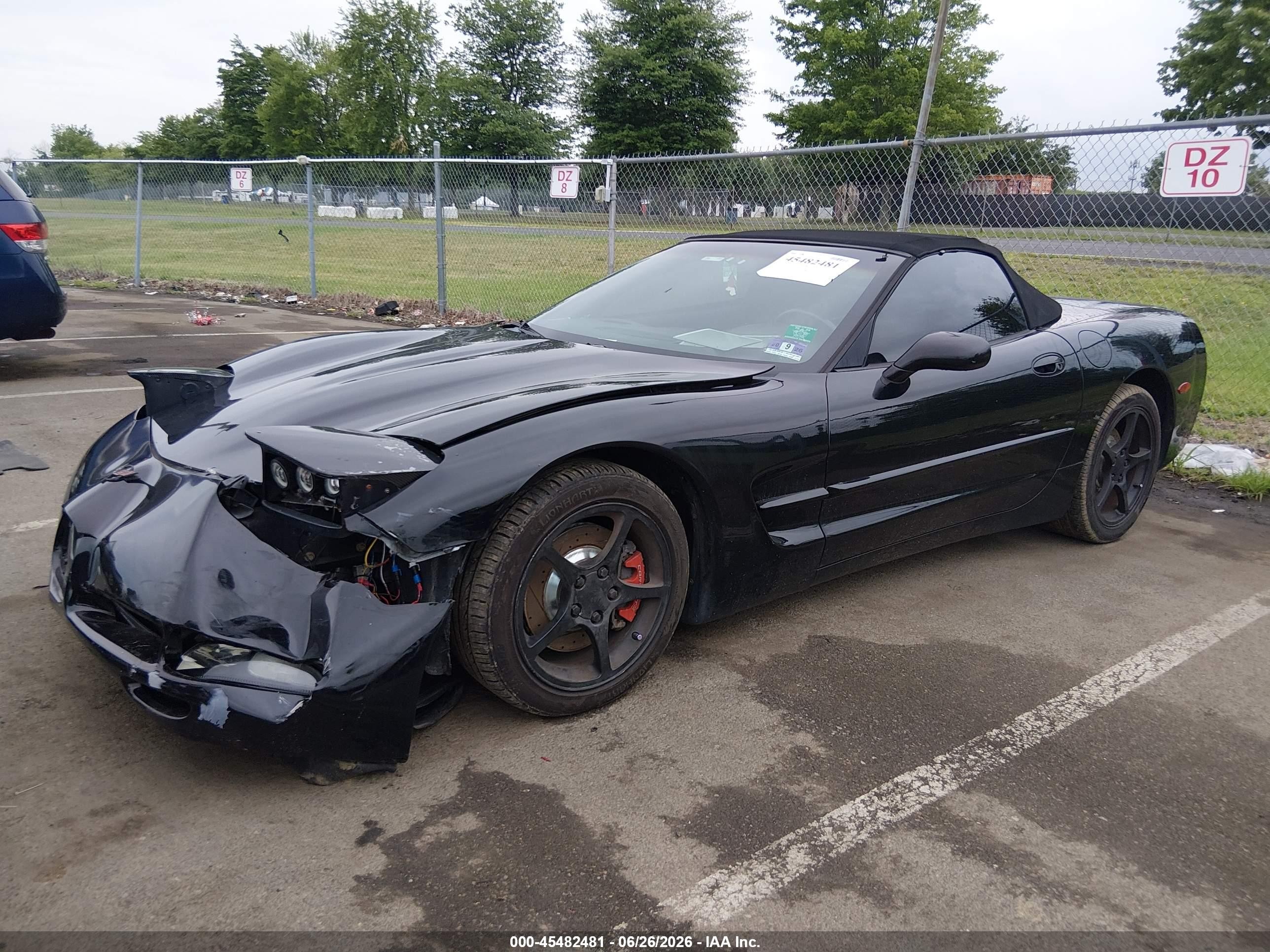 2001 Chevrolet Corvette   Black vin: 1G1YY32G415129458