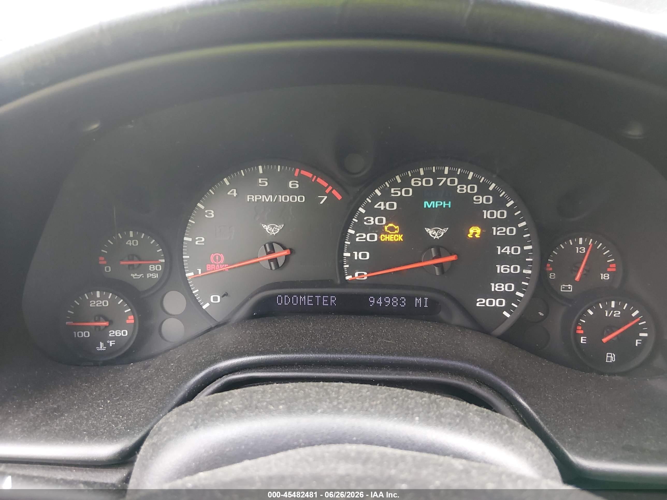 2001 Chevrolet Corvette   Black vin: 1G1YY32G415129458