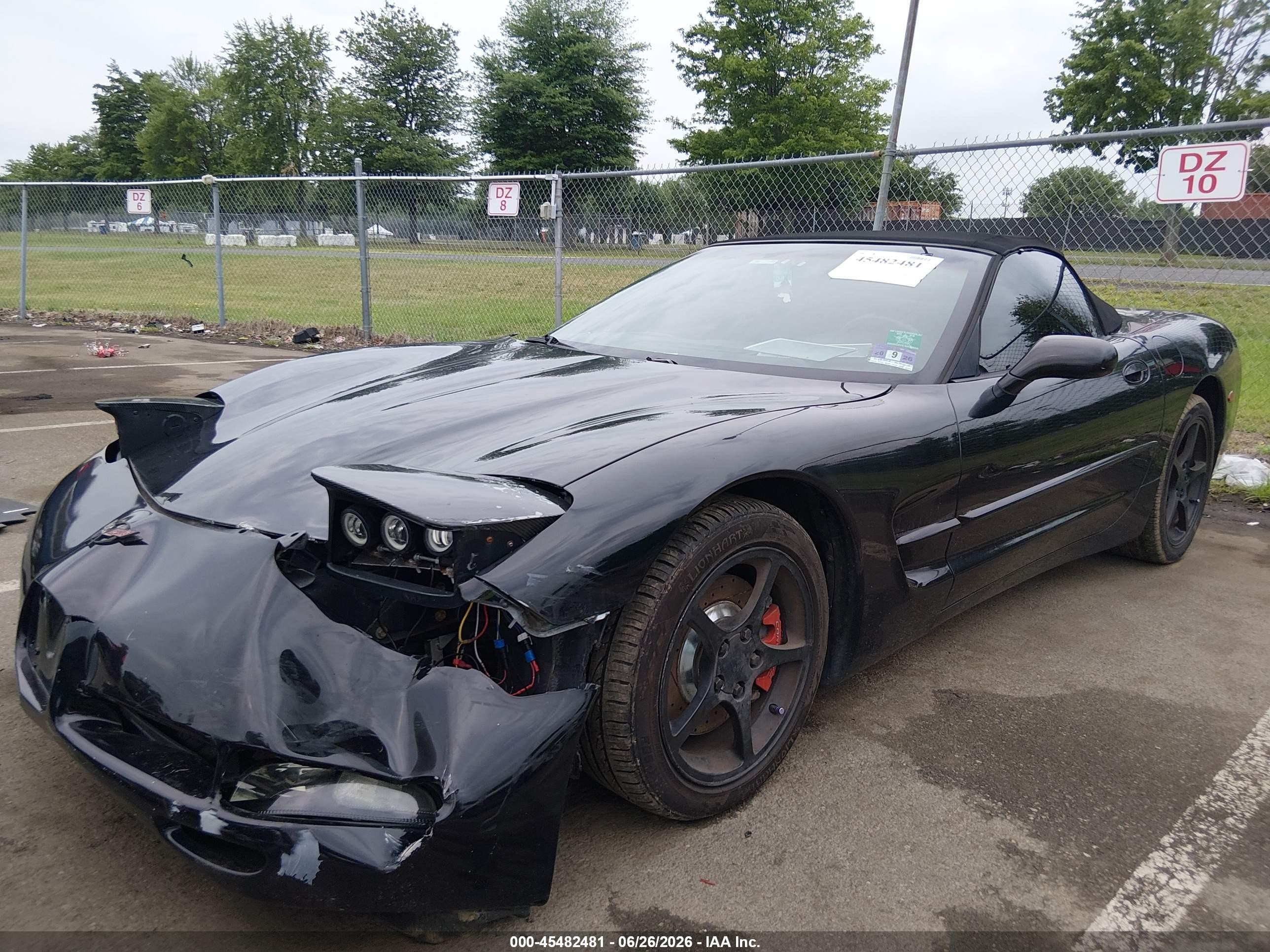 2001 Chevrolet Corvette   Black vin: 1G1YY32G415129458