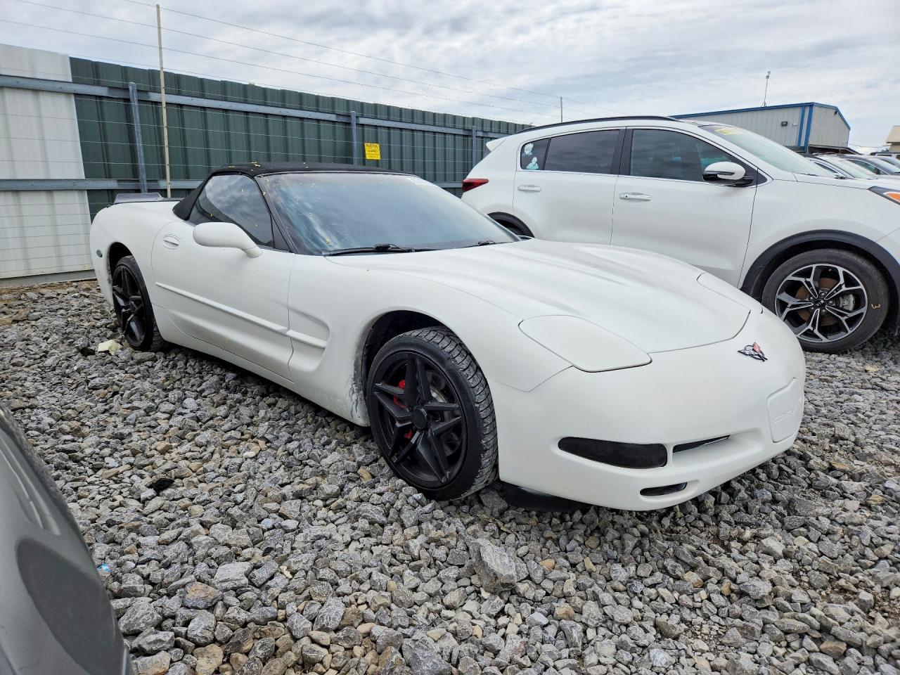 2003 Chevrolet Corvette White vin: 1G1YY32G435105583