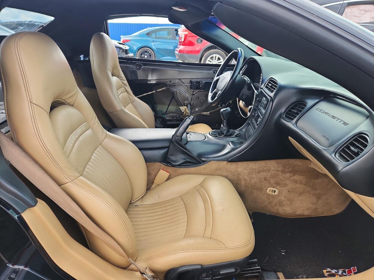 2003 Chevrolet Corvette Black vin: 1G1YY32G435124229