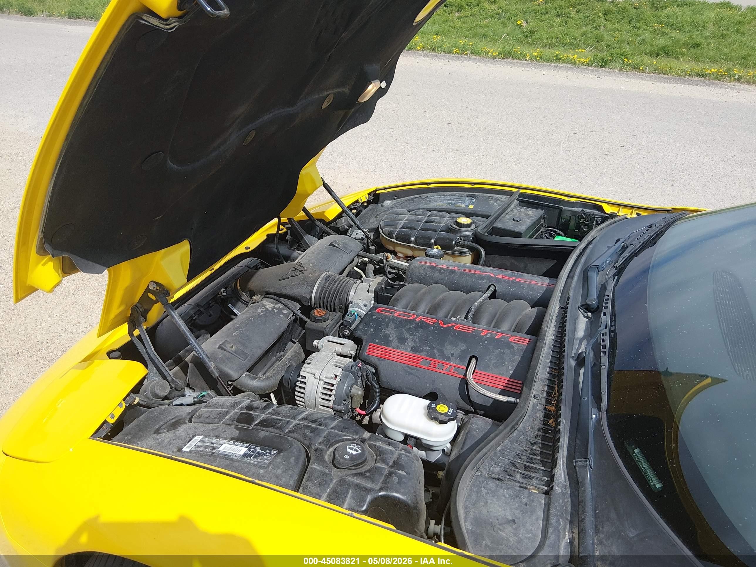 2003 Chevrolet Corvette   Yellow vin: 1G1YY32G435128300