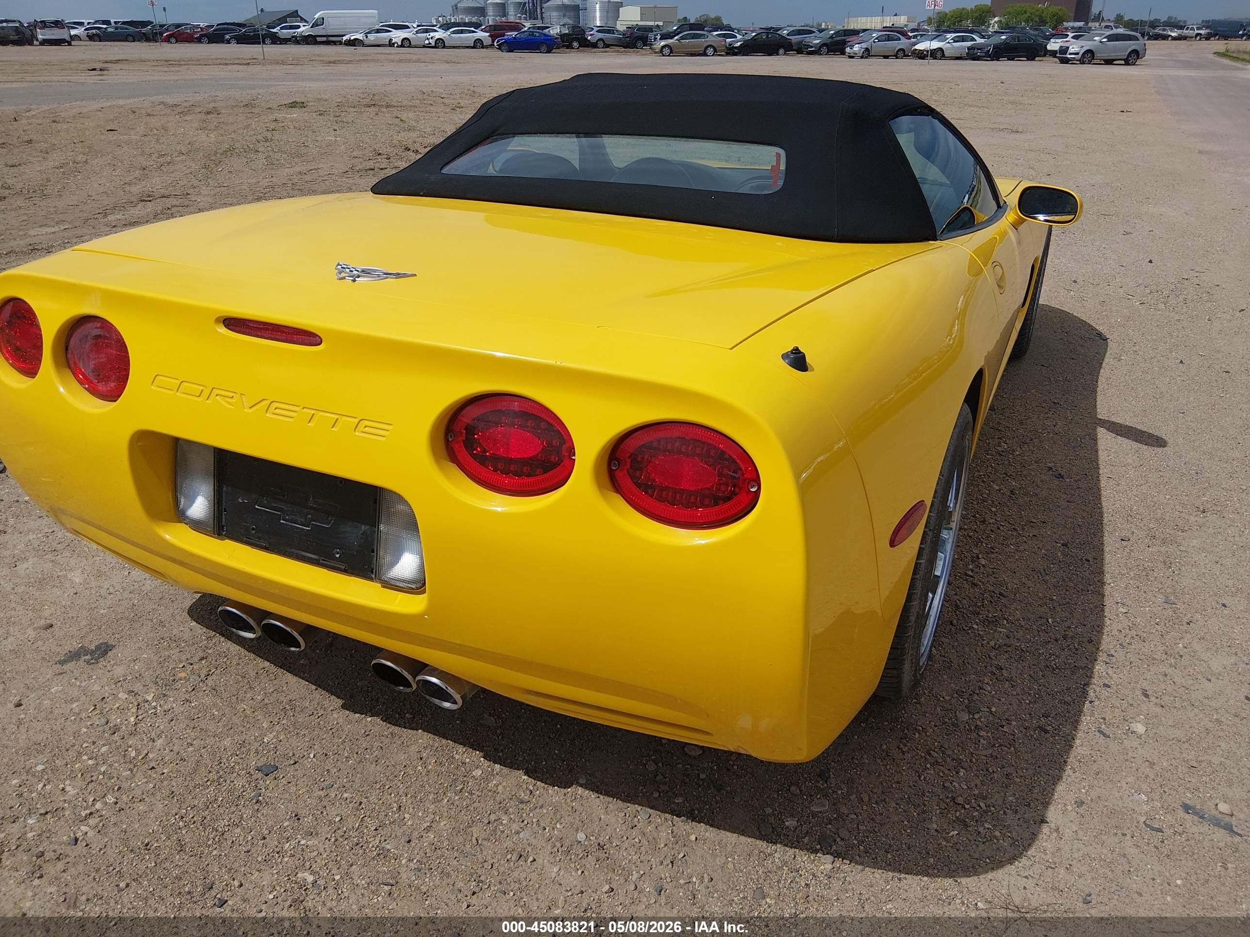 2003 Chevrolet Corvette   Yellow vin: 1G1YY32G435128300