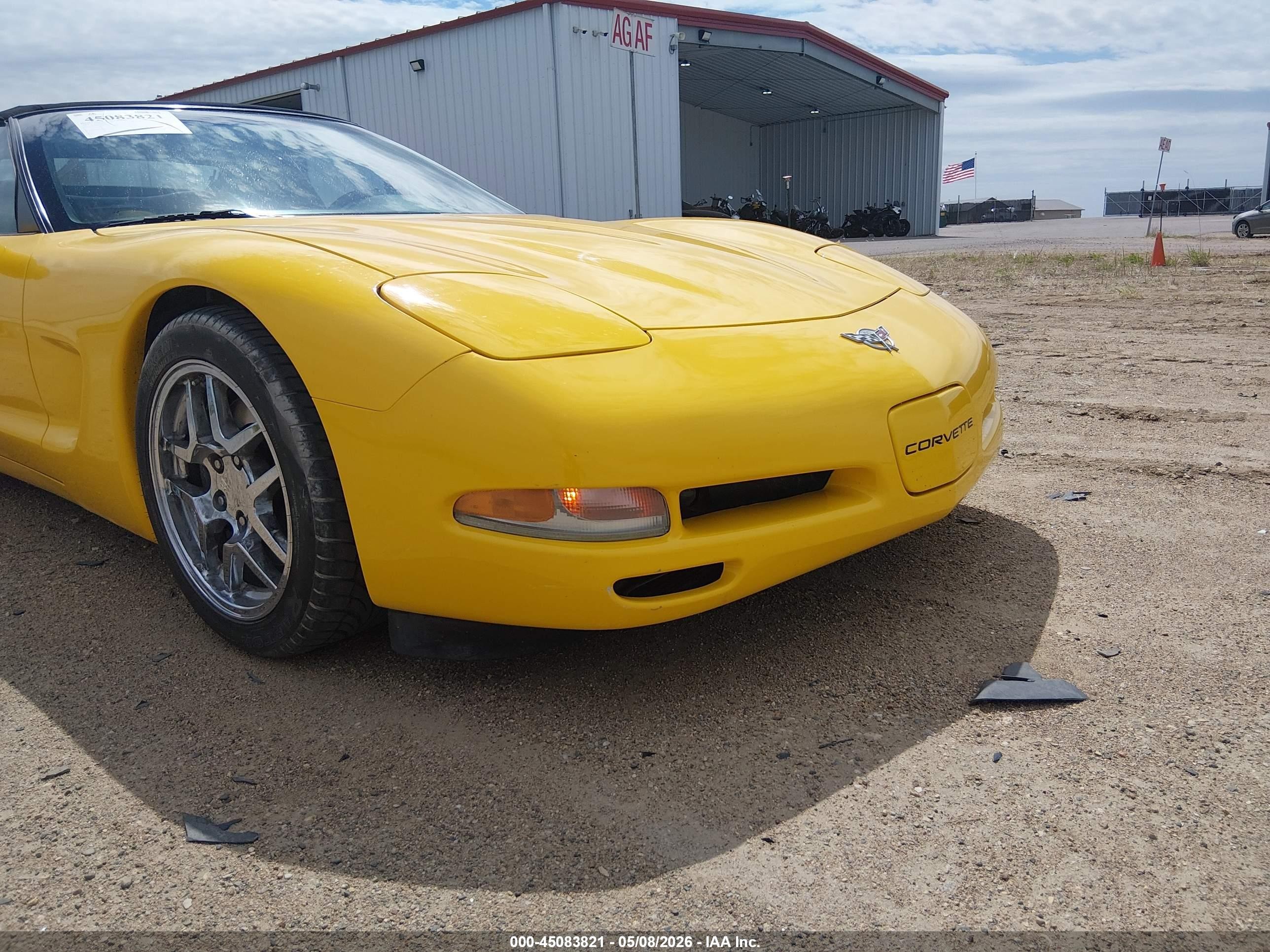 2003 Chevrolet Corvette   Yellow vin: 1G1YY32G435128300
