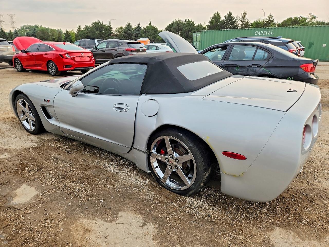 1998 Chevrolet Corvette Silver vin: 1G1YY32G4W5128284